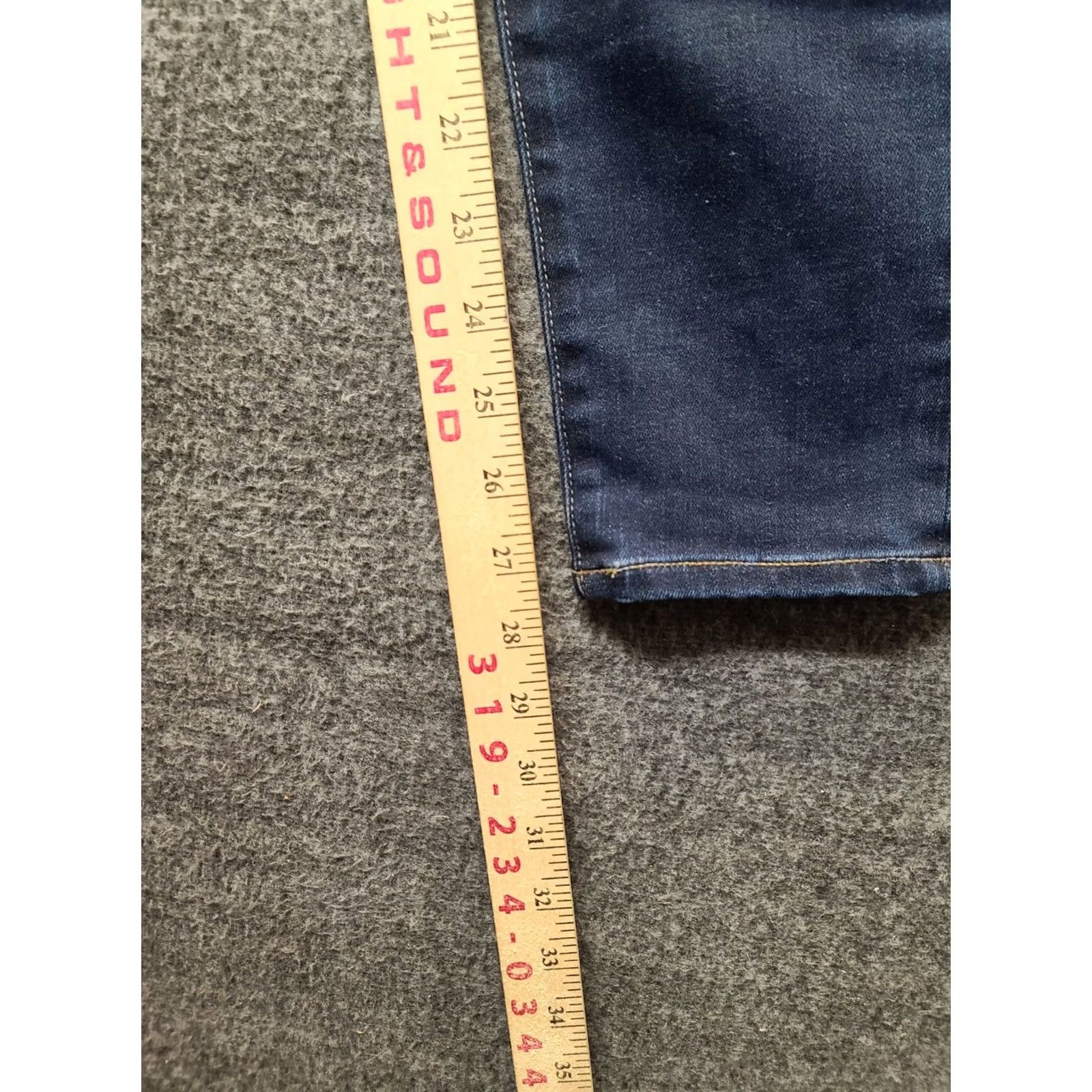 Madewell Madewell Jeans Womens 27x28 High Rise Skinny Ankle Distressed Comfort Stretch Denim Blue 5-Pocket Regular Rise Womens Jeans Size 27" / US 4 / IT 40 - 6 Thumbnail