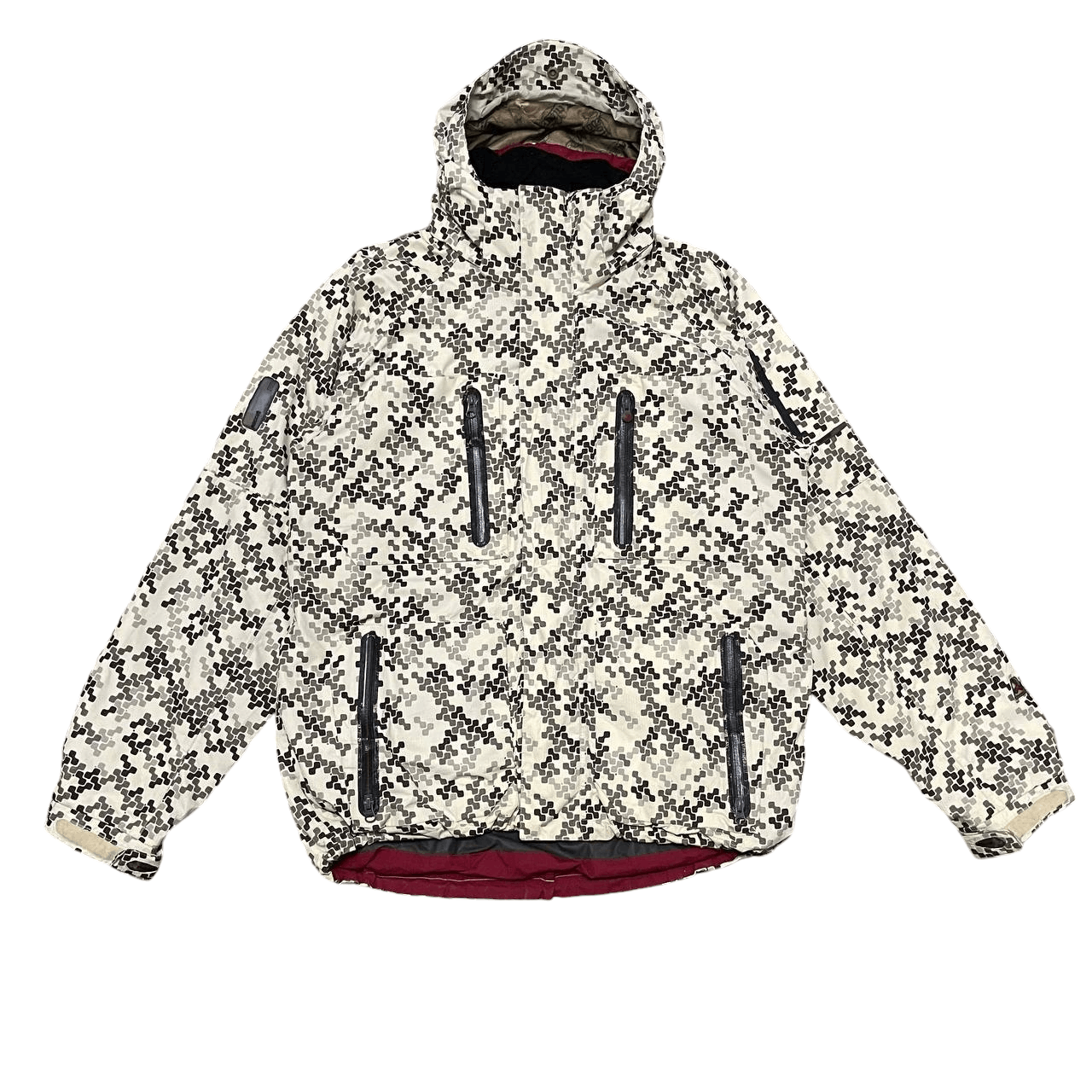 Japanese Brand Vintage Ripzone Technology Trilogy Camo Hooded Jacket Size US L / EU 52-54 / 3 - 1 Thumbnail