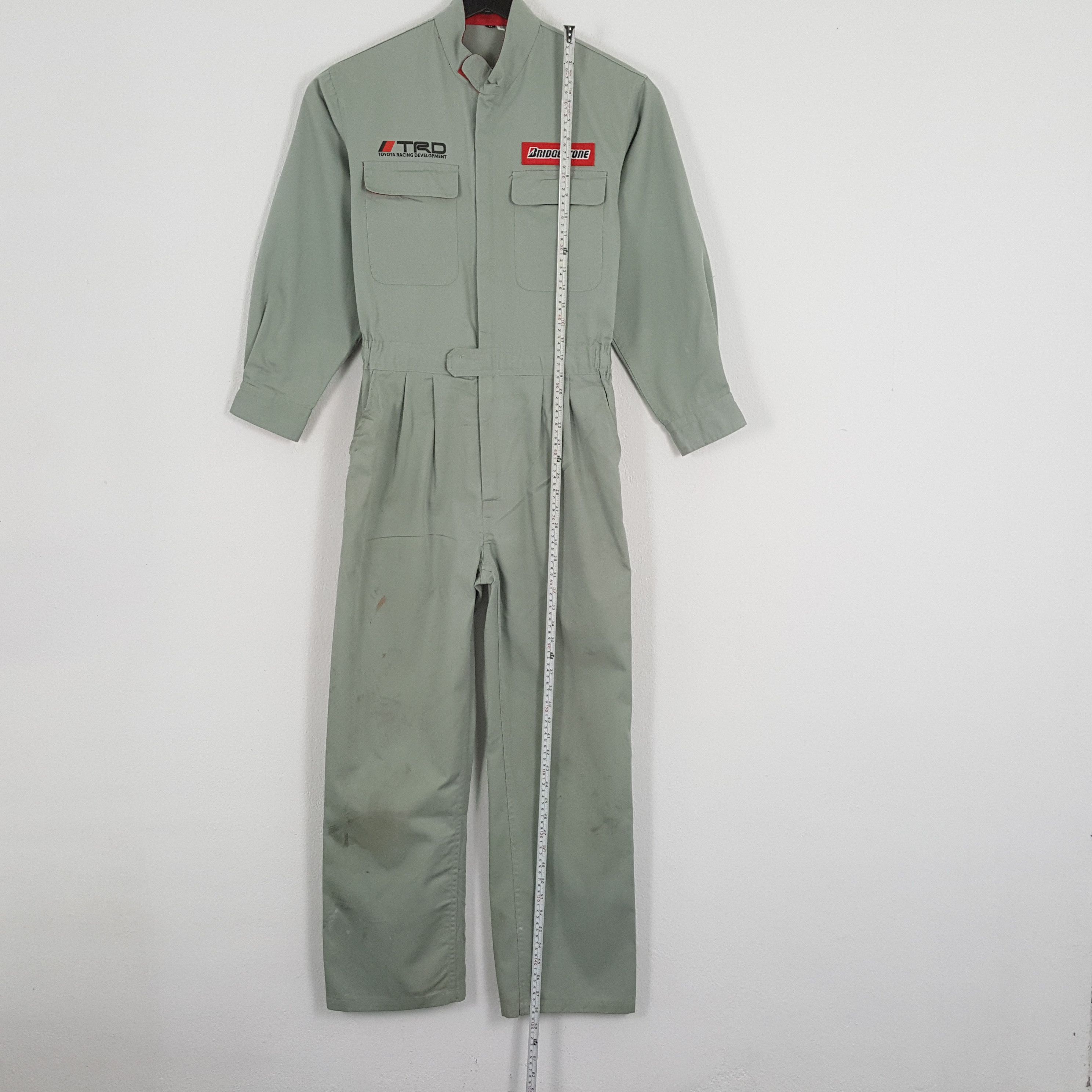 Vintage BRIDGESTONE X TRD TOYOTA RACING Custom Art Coverall Jacket Size US S / EU 44-46 / 1 - 7 Thumbnail