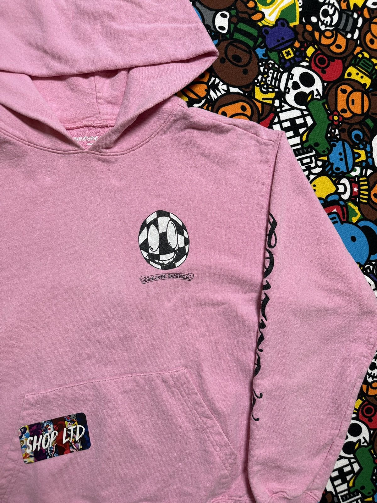 Chrome Hearts Chrome Hearts Pink Vanity Fair Pullover Hoodie Size US M / EU 48-50 / 2 - 4 Thumbnail