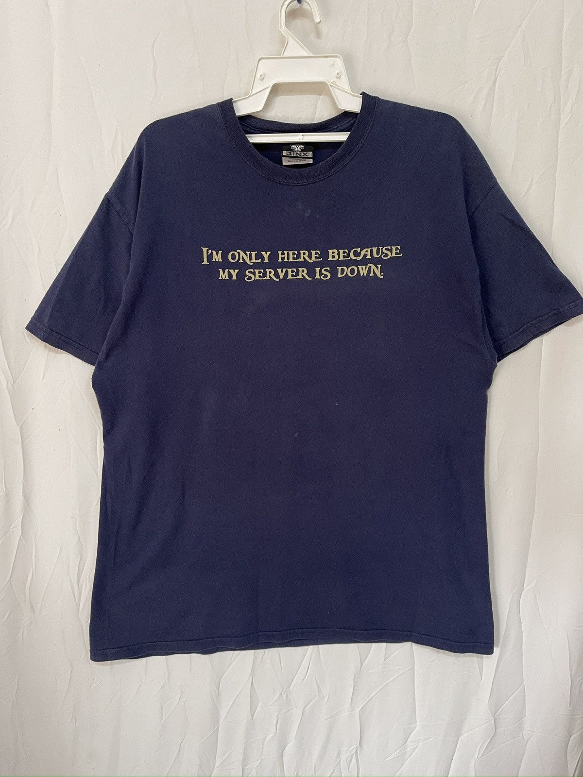 Vintage Vintage JINX Server Is Down T shirt Size US XL / EU 56 / 4 - 1 Thumbnail