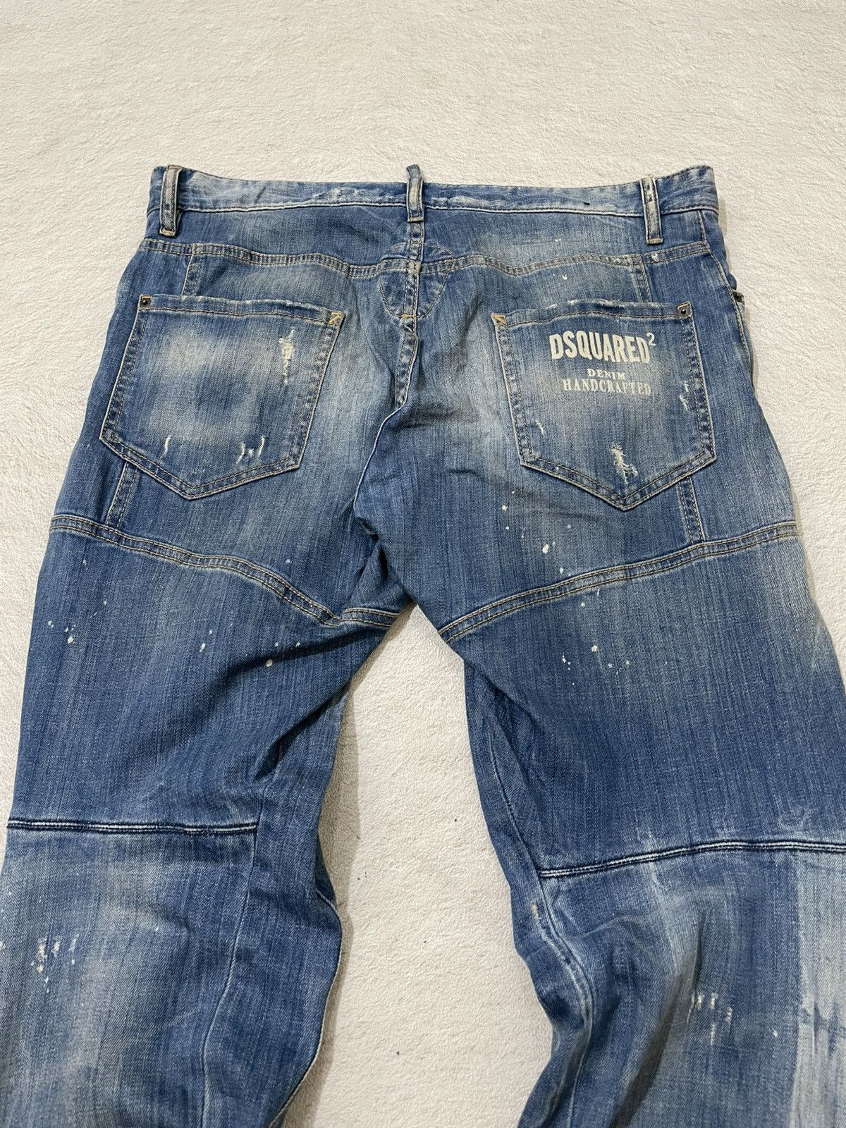 Dsquared2 00s Dsquared Distressed Denim Heavy Fade Destroyed Y2K japan Size US 36 / EU 52 - 10 Thumbnail