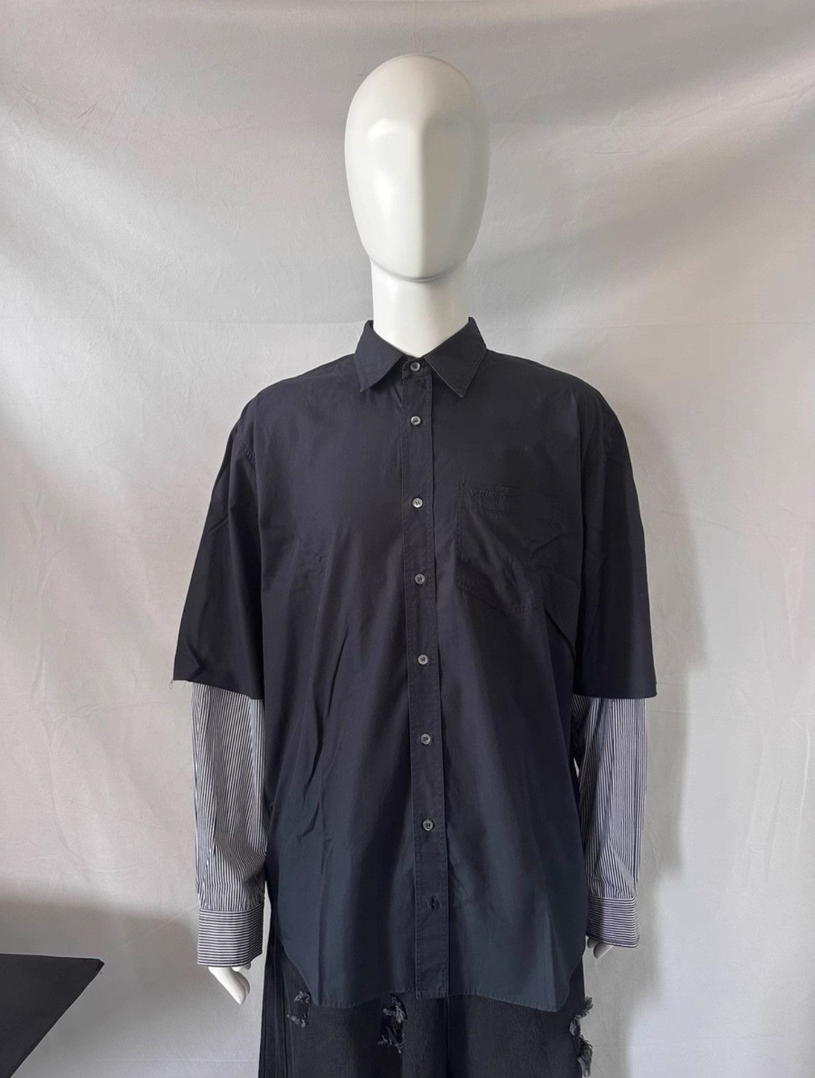 Vetements Vetements 18FW SSUR Double Layer Shirt Size US M / EU 48-50 / 2 - 3 Thumbnail
