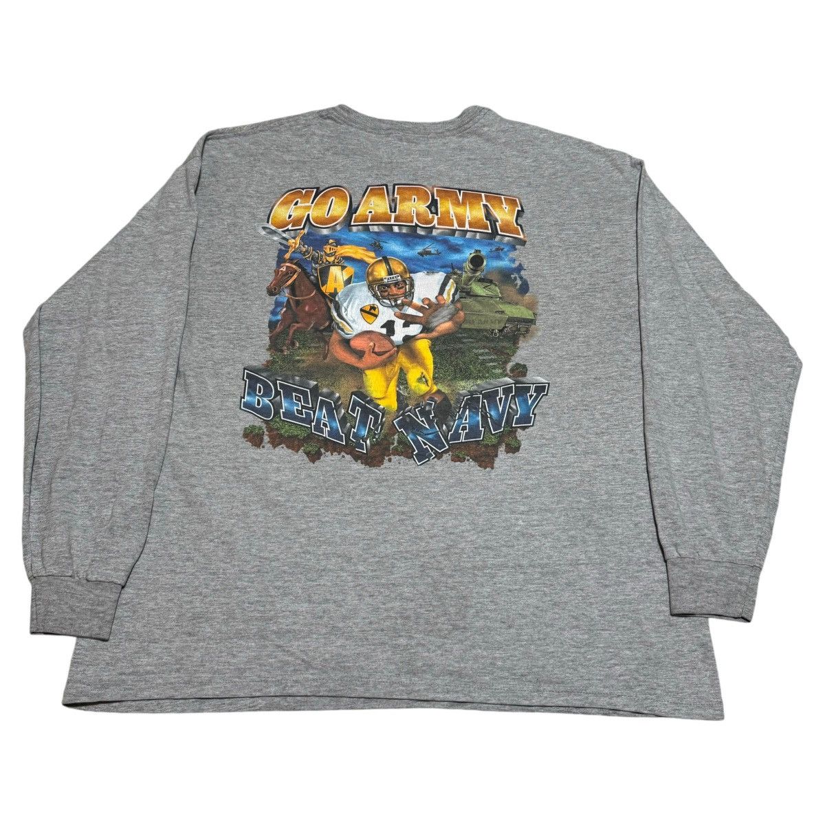 Hanes × Vintage Vintage 2004 Army vs Navy Football Go Army Shirt Adult XL Size US XL / EU 56 / 4 - 1 Thumbnail