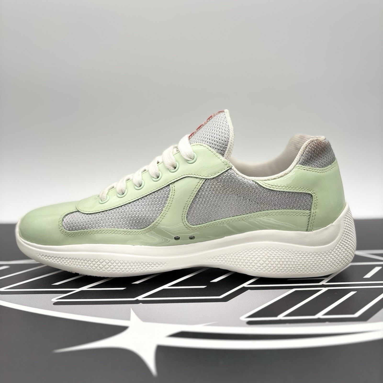 Prada Prada Americas Cup ' White Mint Silver ' | GREAT CONDITION! Size US 9 / EU 42 - 4 Thumbnail