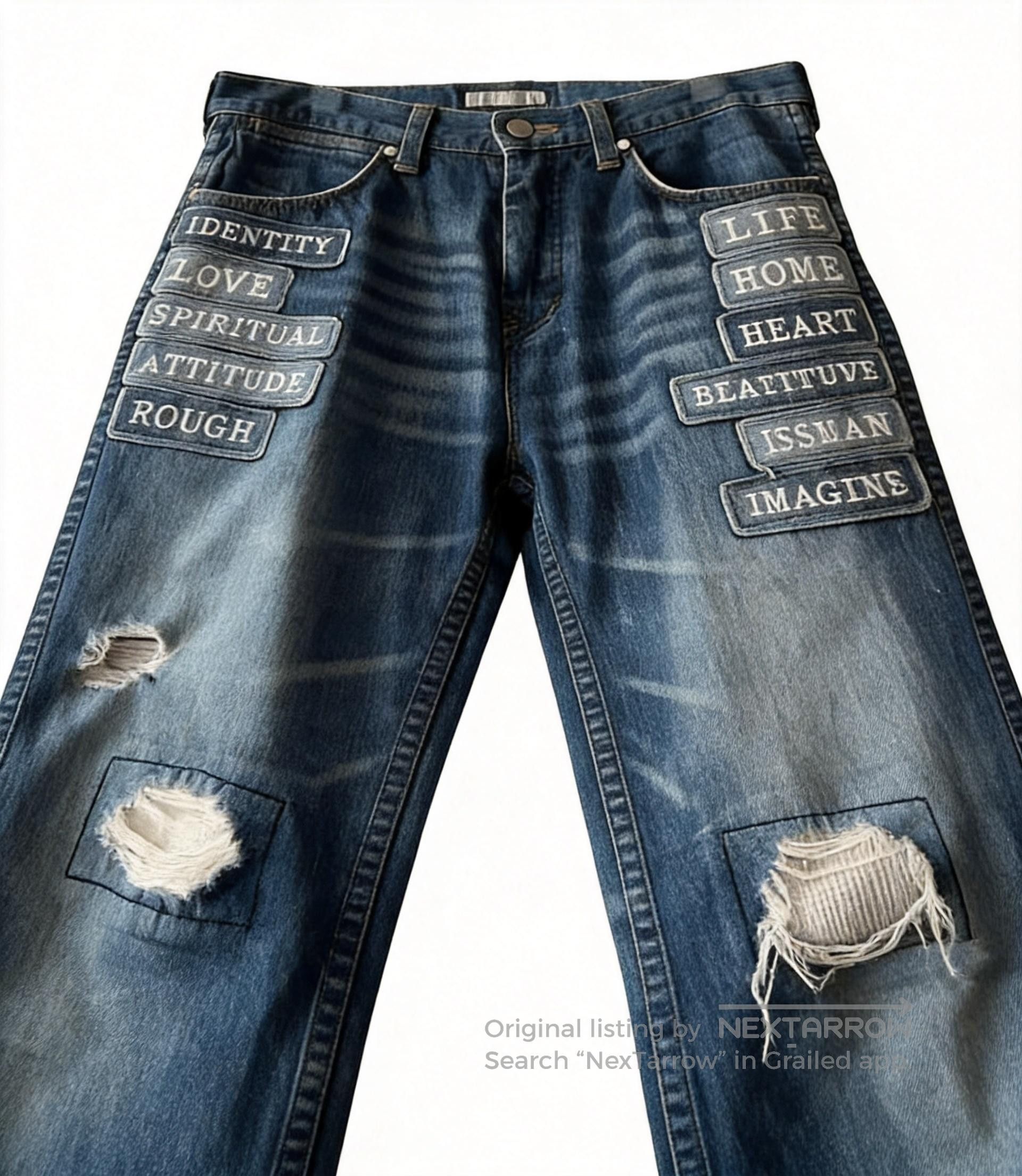 Number (N)ine Sz 2 x 28 Number Nine 09SS Heavy Wash Denim-2508