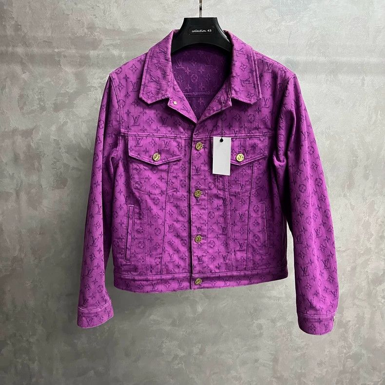 Louis Vuitton Louis Vuitton The latest purple denim jacket 2502-Nextarro Size US S / EU 44-46 / 1 - 1 Thumbnail