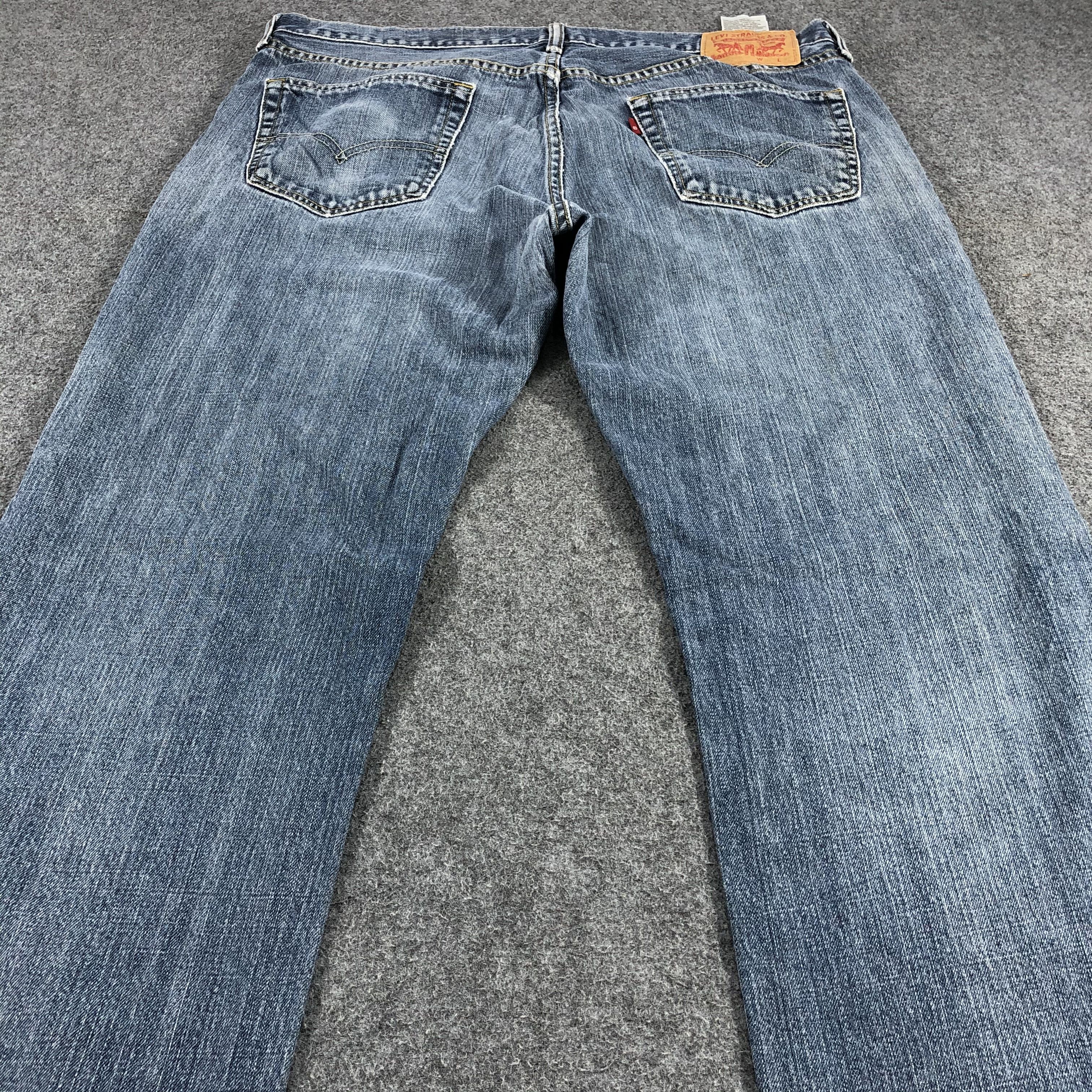 Levi's Vintage Levis 559 Jeans Faded Blue Denim KJ448 Size US 36 / EU 52 - 4 Thumbnail