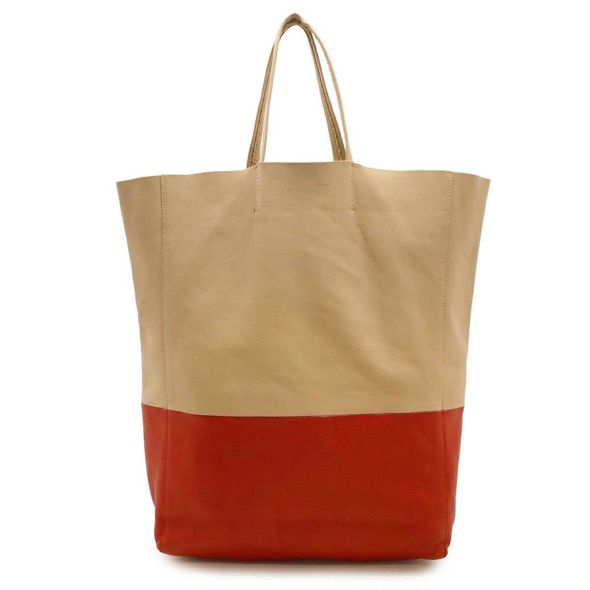 Celine Celine Celine Horizontal Cabas Leather Tote Bag Leather Tote Bag DUTY FREE for USA Size ONE SIZE - 1 Thumbnail