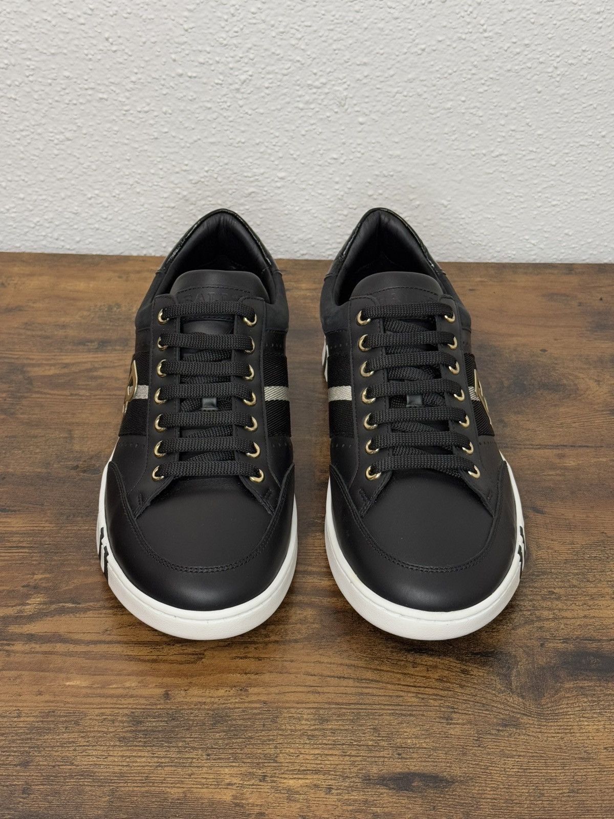 Bally BALLY Wilsy Striped Logo Leather Sneakers size 9 Size US 9 / EU 42 - 2 Thumbnail
