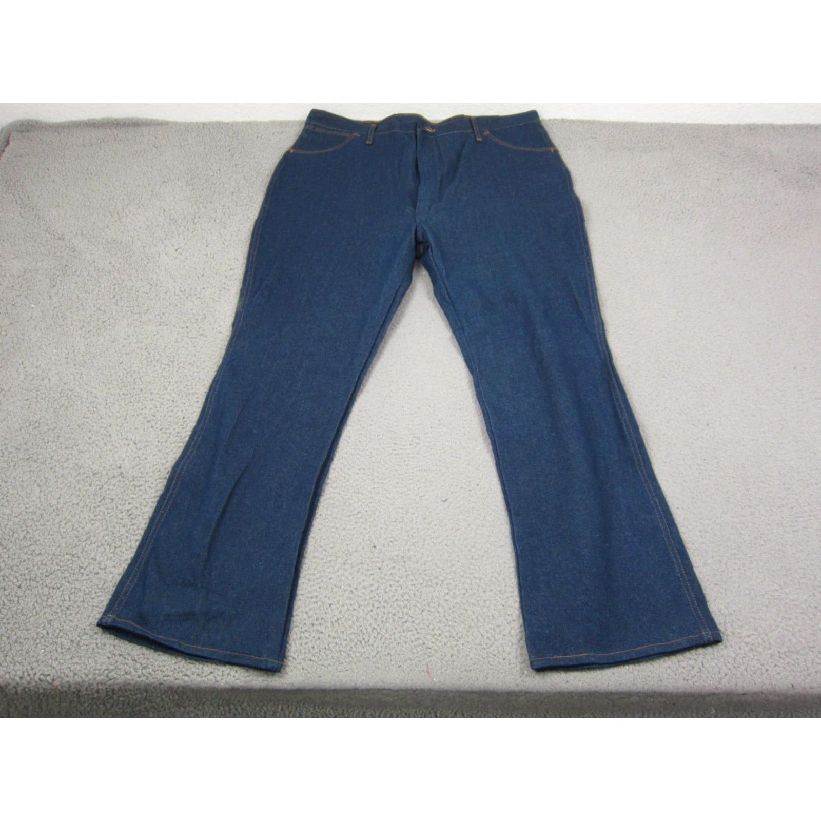 Wrangler Vintage Wrangler Jeans Mens 44 32 Blue Cowboy Bootcut Made in USA Wrangler Cowboy Cut 945DEN 70s Size US 44 / EU 60 - 3 Thumbnail