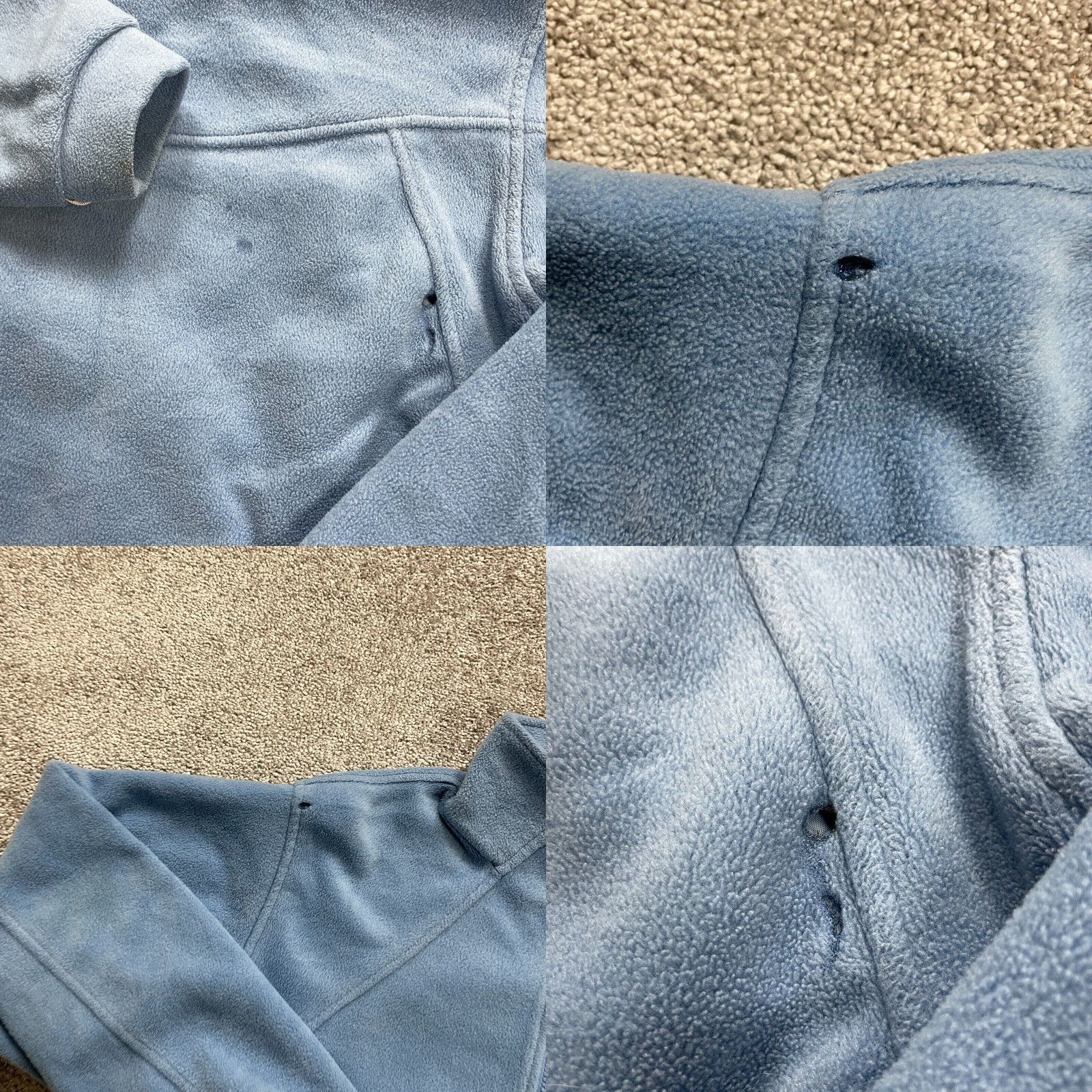 Vintage Columbia Vertex Interchange Core Fleece Jacket Womens XL Blue Full Zip Outdoor Jacket Size XL / US 12-14 / IT 48-50 - 8 Thumbnail