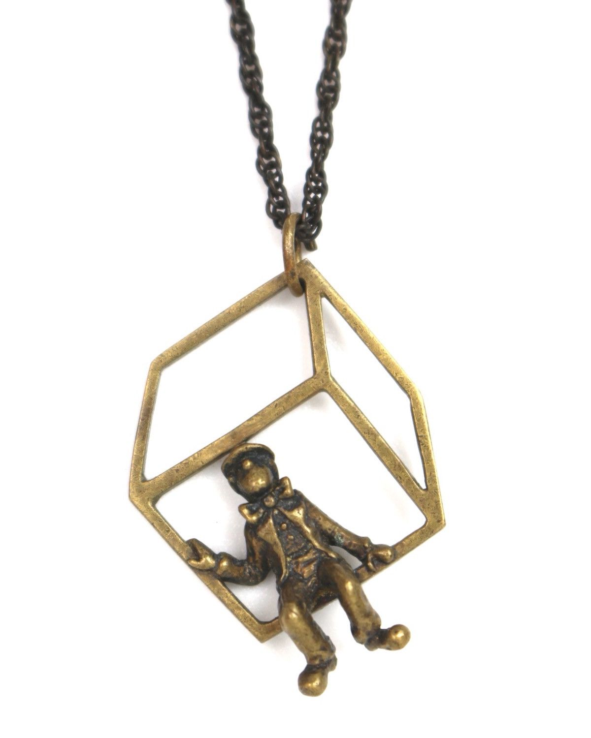Hysteric Glamour 2000S JAPANESE MADE FLOATING CUBE FIGURE PENDANT NECKLACE Size ONE SIZE - 1 Thumbnail