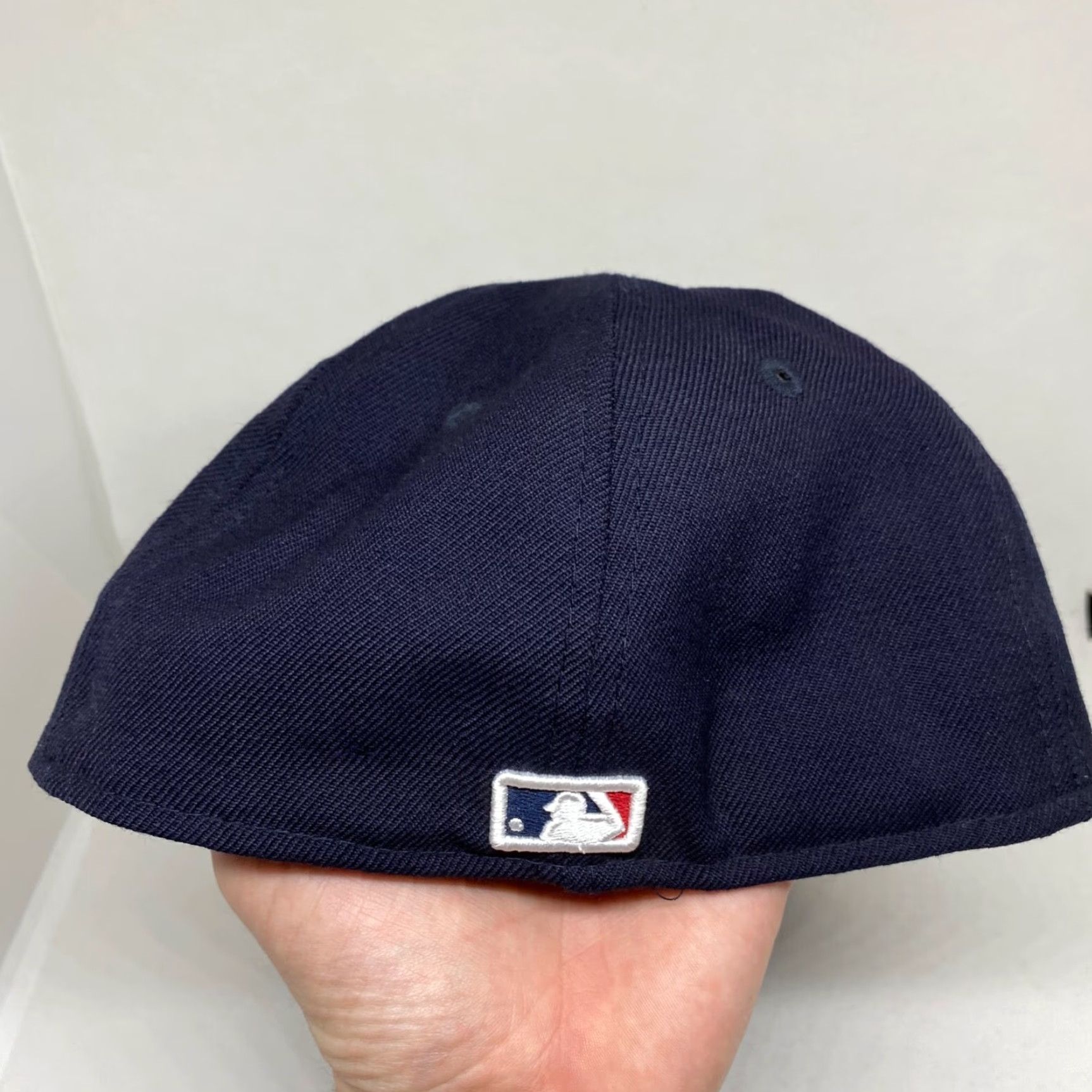 Vintage New Era Hat 7 1/4 Blue Baseball Cap Wool 27 Rings New York Yankess Size ONE SIZE - 6 Thumbnail