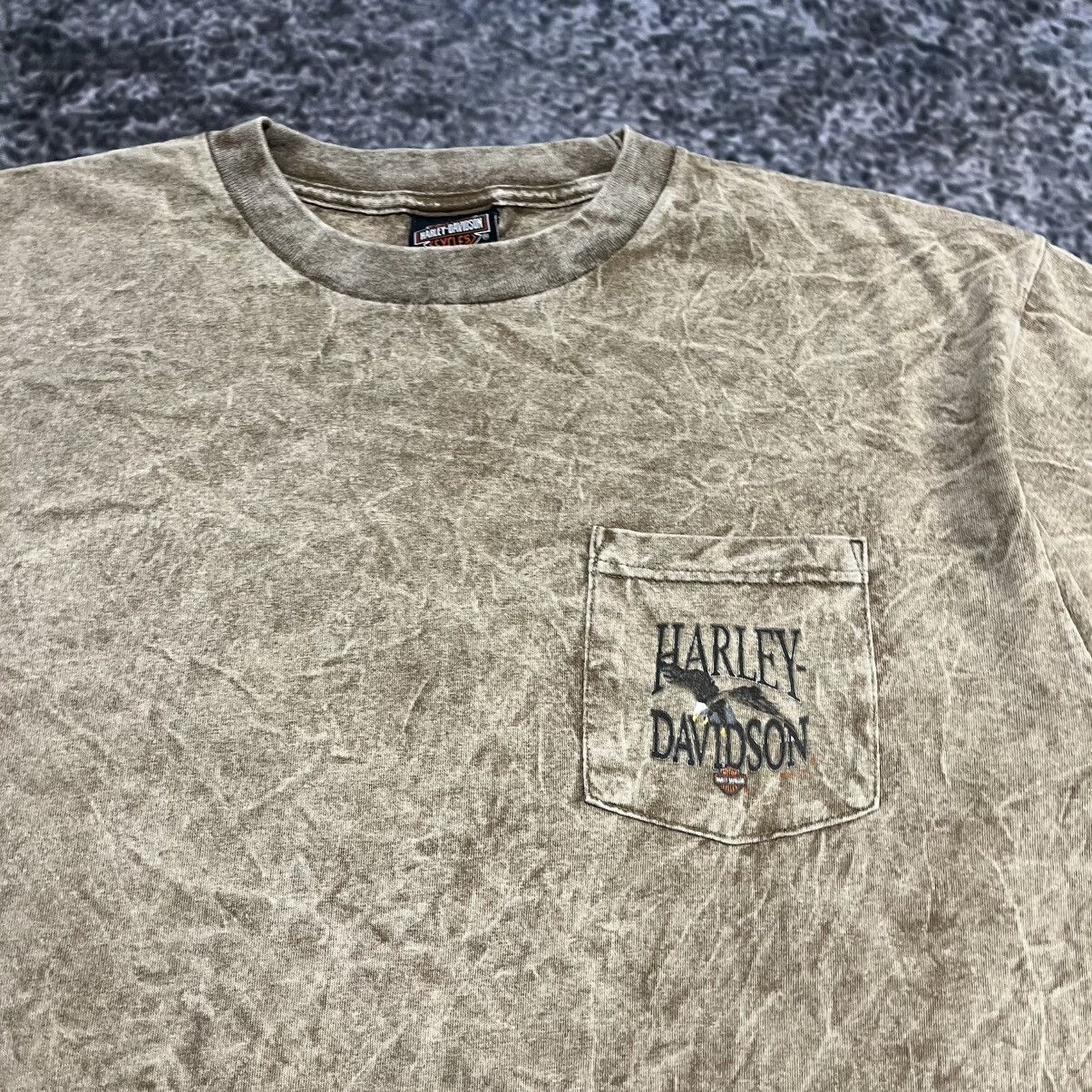 Harley Davidson Vintage Harley Davidson Biker Logo Pocket T Shirt Large Size US L / EU 52-54 / 3 - 4 Thumbnail