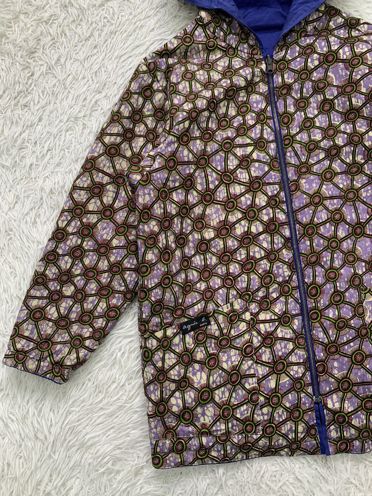 agnes b. Art Printed Agnes B Reversible Jacket Hoodie Size US M / EU 48-50 / 2 - 5 Thumbnail