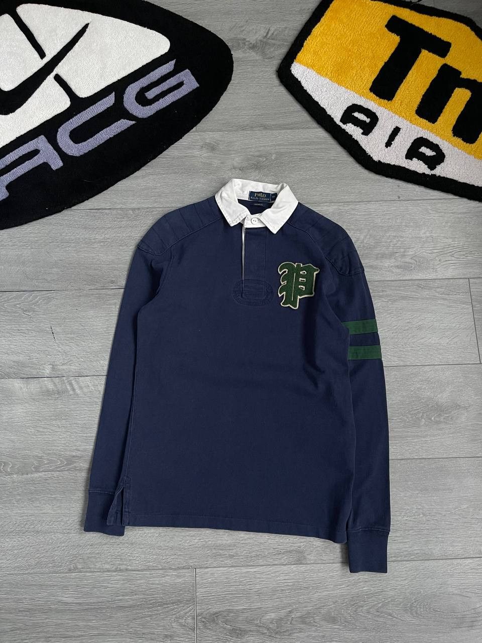 Polo Ralph Lauren × Vintage vintage polo ralph lauren long sleeve rugby big logo 90s Size US XS / EU 42 / 0 - 2 Thumbnail