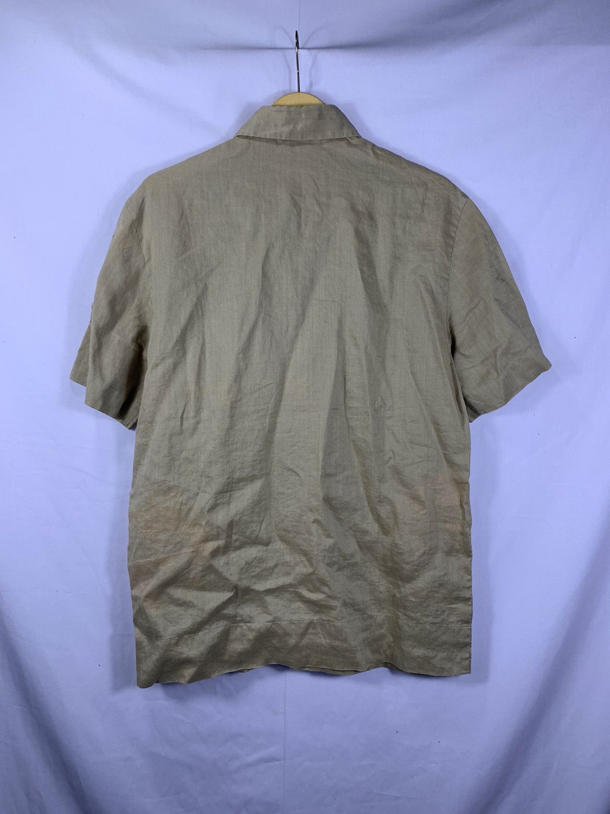 Solid Homme × Wooyoungmi SOLID HOMME collar Linen shirt Size US L / EU 52-54 / 3 - 2 Thumbnail