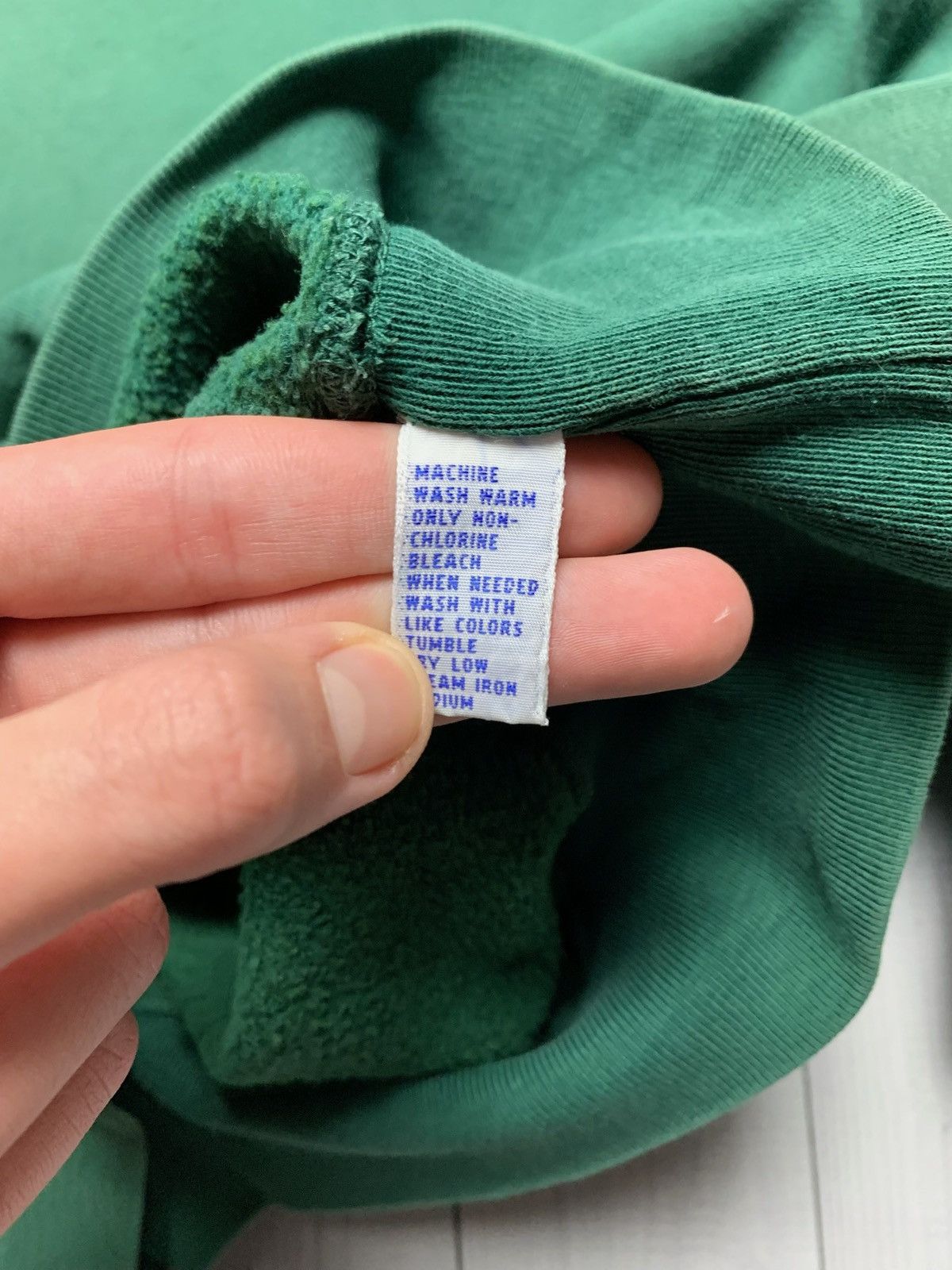 Vintage Vintage polo Ralph Lauren logo sweatshirt green rare size M Size US M / EU 48-50 / 2 - 7 Thumbnail