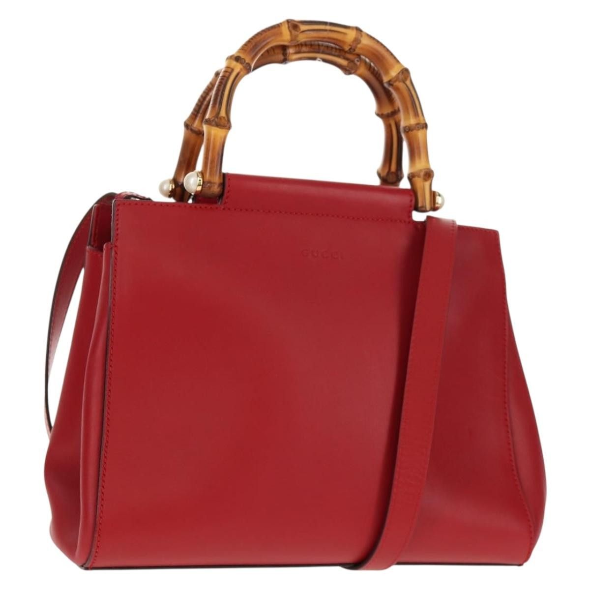 Gucci Gucci Nymphaea Top Handle Bag Leather Size ONE SIZE - 1 Thumbnail