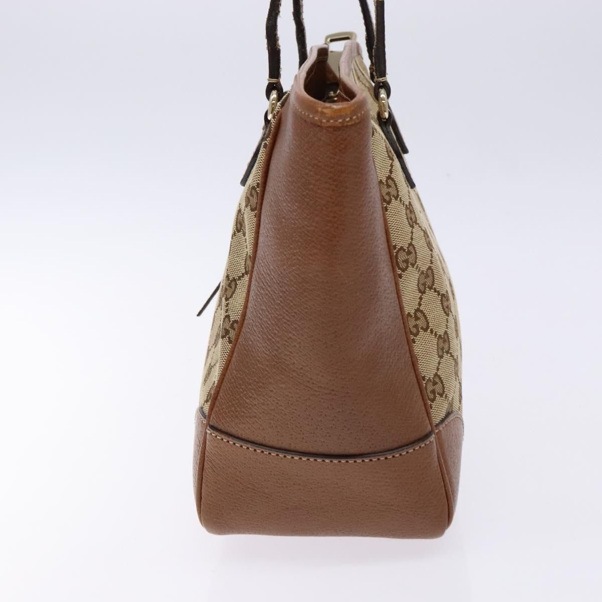 Gucci GUCCI GG Canvas Hand Bag Beige Gold Size ONE SIZE - 4 Thumbnail