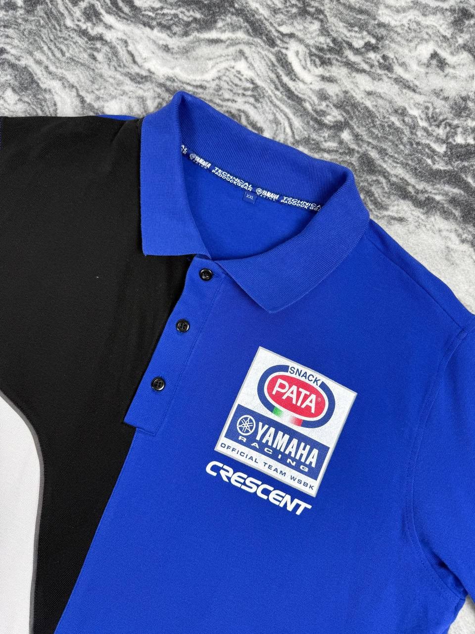 Yamaha Vintage Yamaha Racing R1 Polo Shirt 90s Big Logo Moto Size US L / EU 52-54 / 3 - 2 Thumbnail