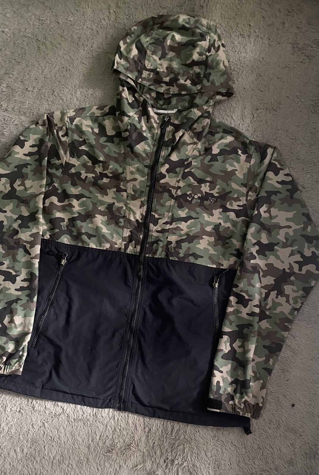 Columbia × Vintage Columbia Camo Running Jacket Size US L / EU 52-54 / 3 - 3 Thumbnail