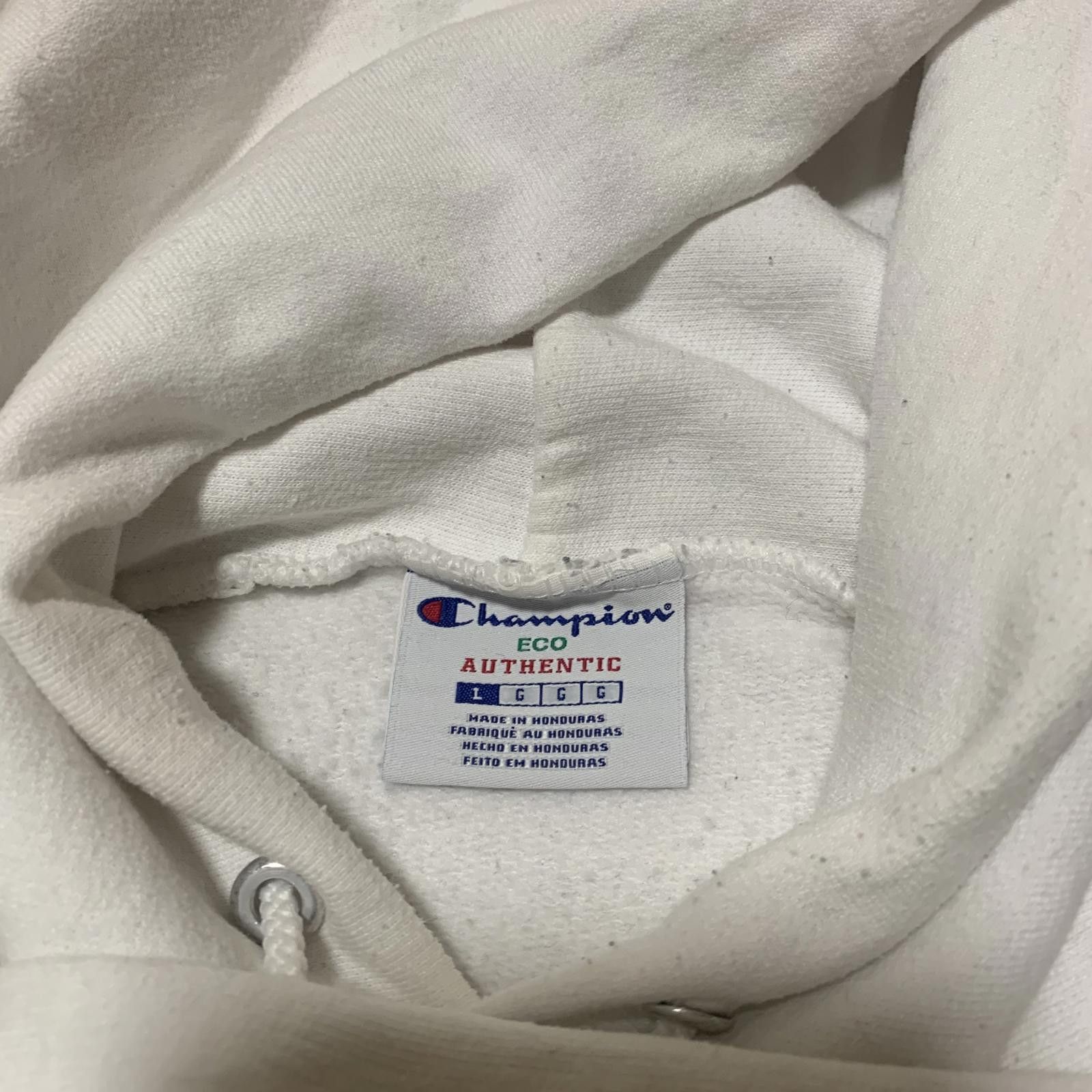 Champion Champion Eco Authentic L White Hoodie Number 6 Print Size US L / EU 52-54 / 3 - 3 Thumbnail