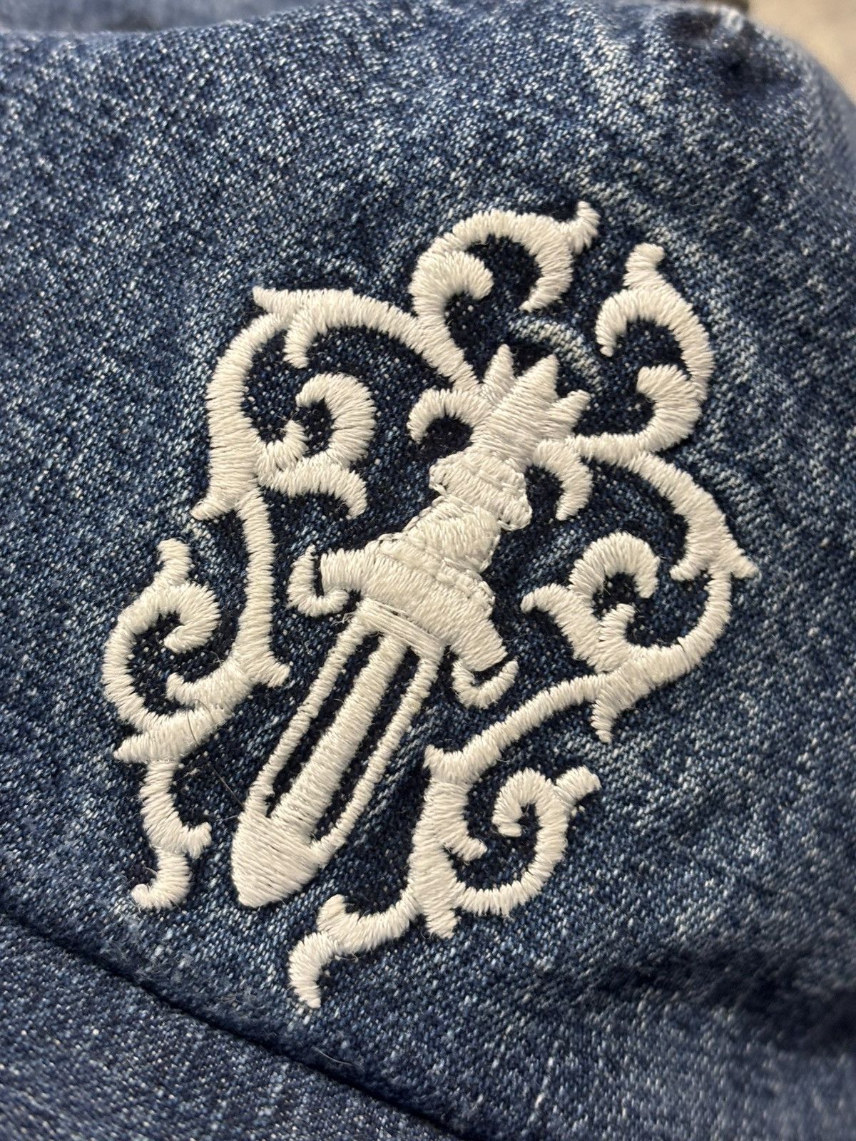 Chrome Hearts Chrome hearts dagger denim cap Size ONE SIZE - 3 Thumbnail