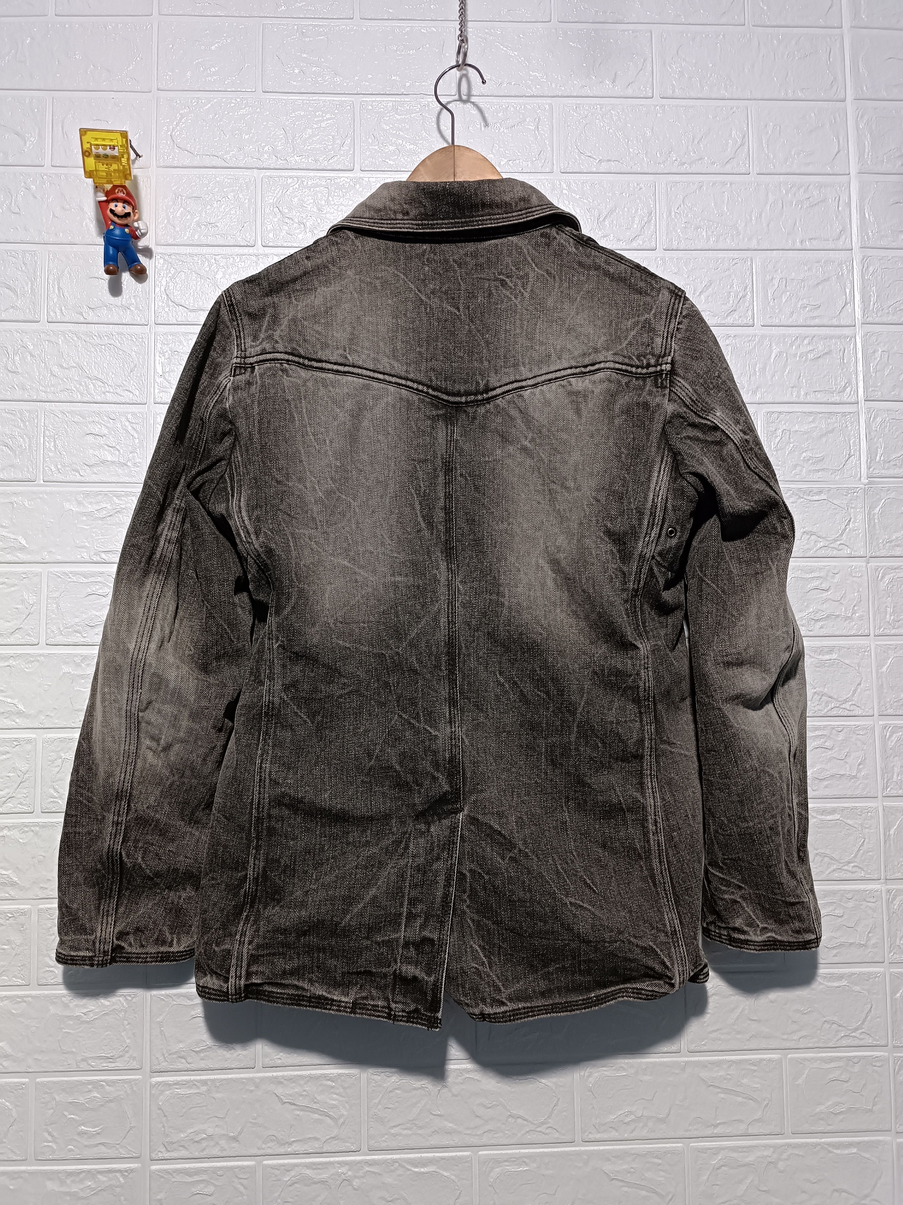 Japanese Brand Vintage Denim Wash Peacoat Size US M / EU 48-50 / 2 - 5 Thumbnail