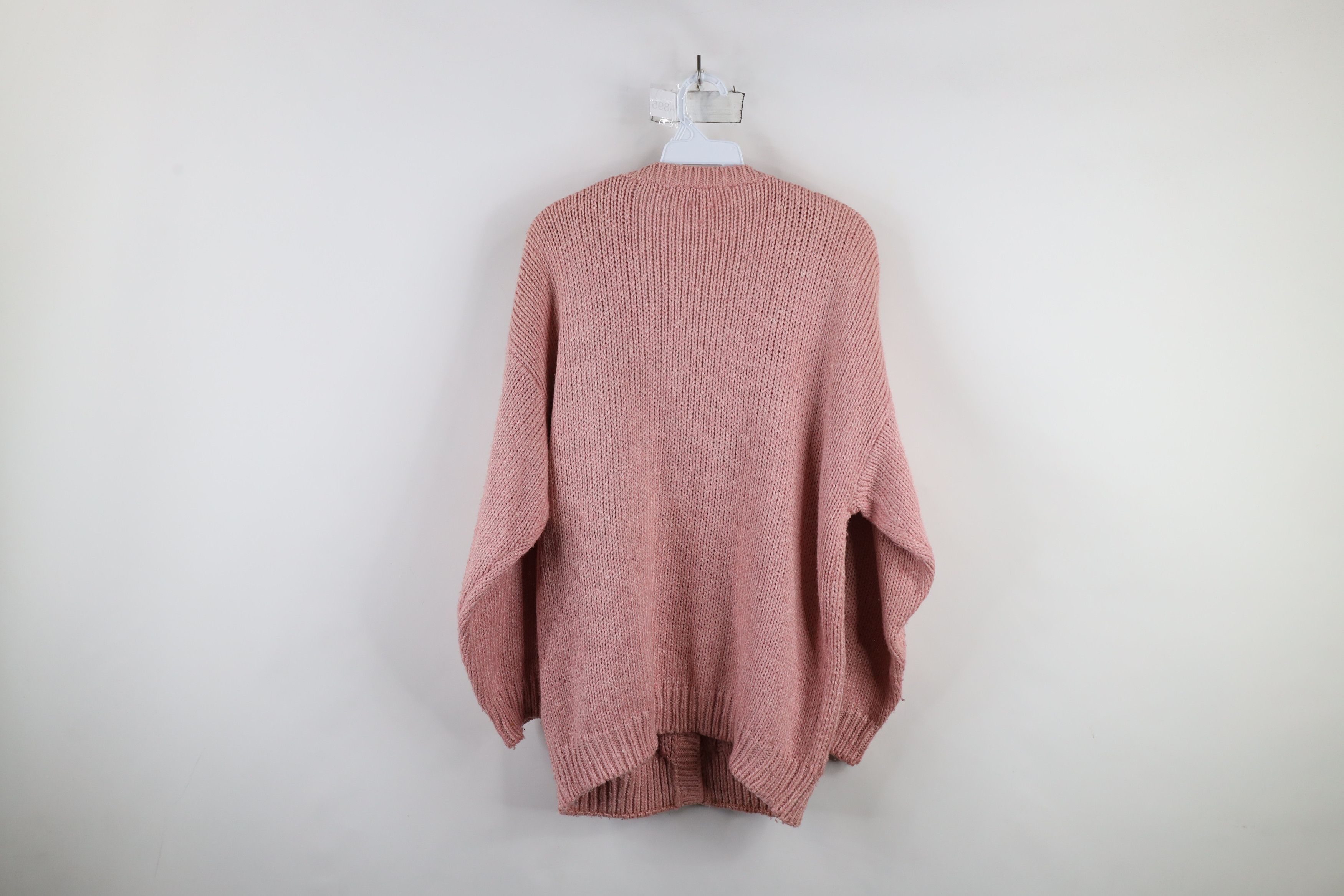 Vintage Vintage 90s Streetwear Chunky Cable Knit Cardigan Sweater Size XL / US 12-14 / IT 48-50 - 7 Thumbnail