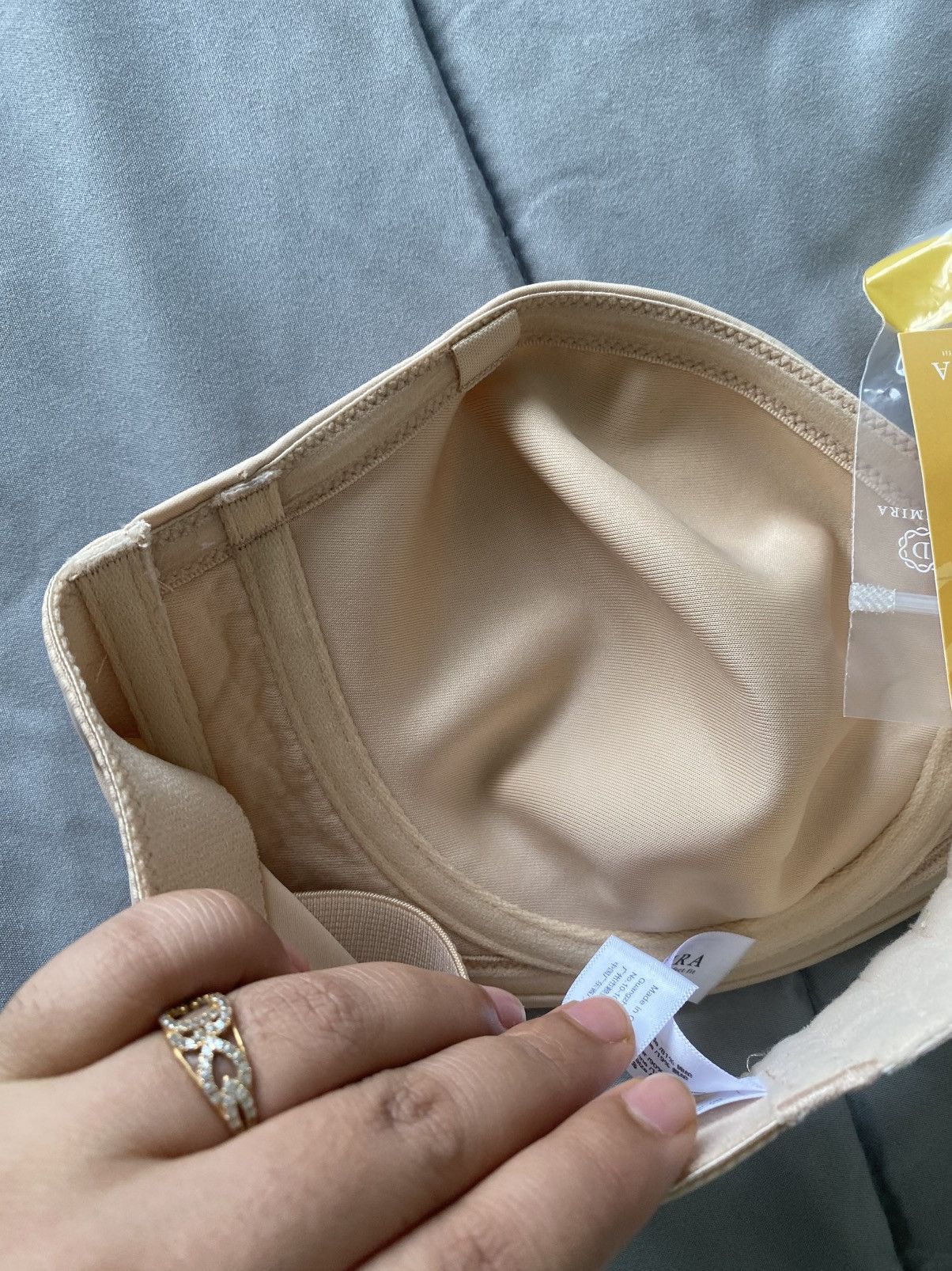 Other DELIMIRA Strapless Bra Unlined Underwire Minimizer 36B NEW Size ONE SIZE - 12 Thumbnail