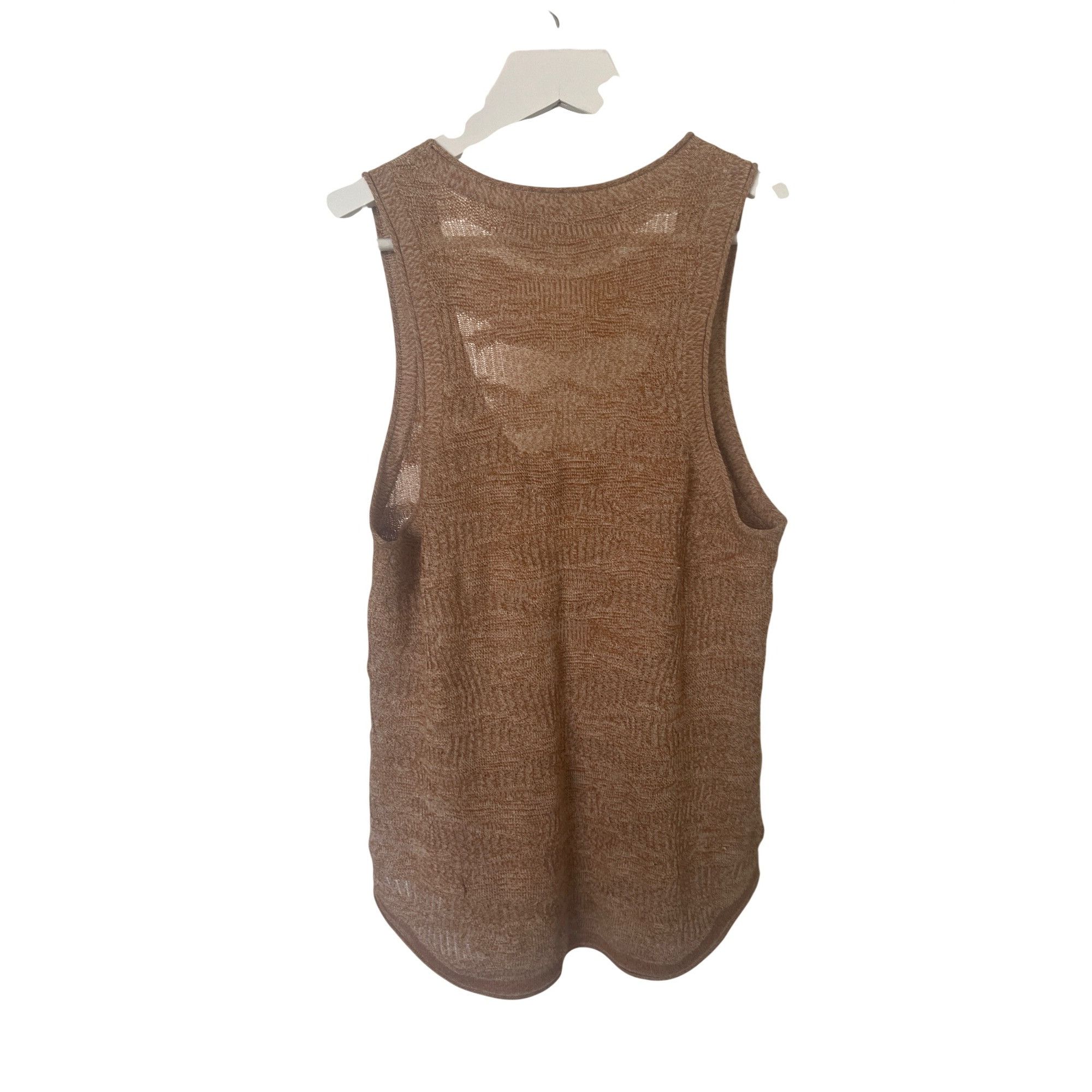 Veronica Beard Veronica Beard Katla Knit Tank Top In Gold-Tan Size M / US 6-8 / IT 42-44 - 5 Thumbnail