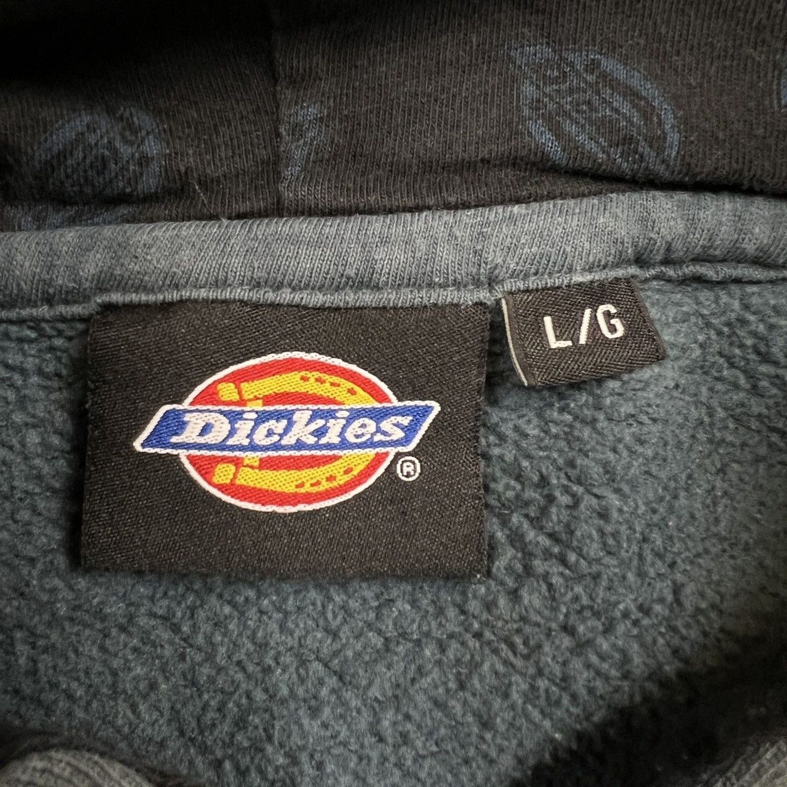 Dickies × Vintage Vintage Dickies Hoodie Paint Stain Distressed Work Pullover Size US L / EU 52-54 / 3 - 7 Thumbnail