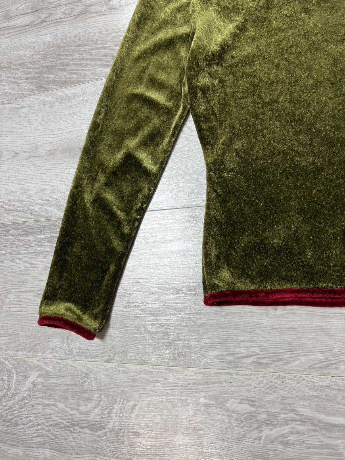Etro Rare Etro Milano Velour Top Blouse Long Sleeve Size 42 Size M / US 6-8 / IT 42-44 - 8 Thumbnail