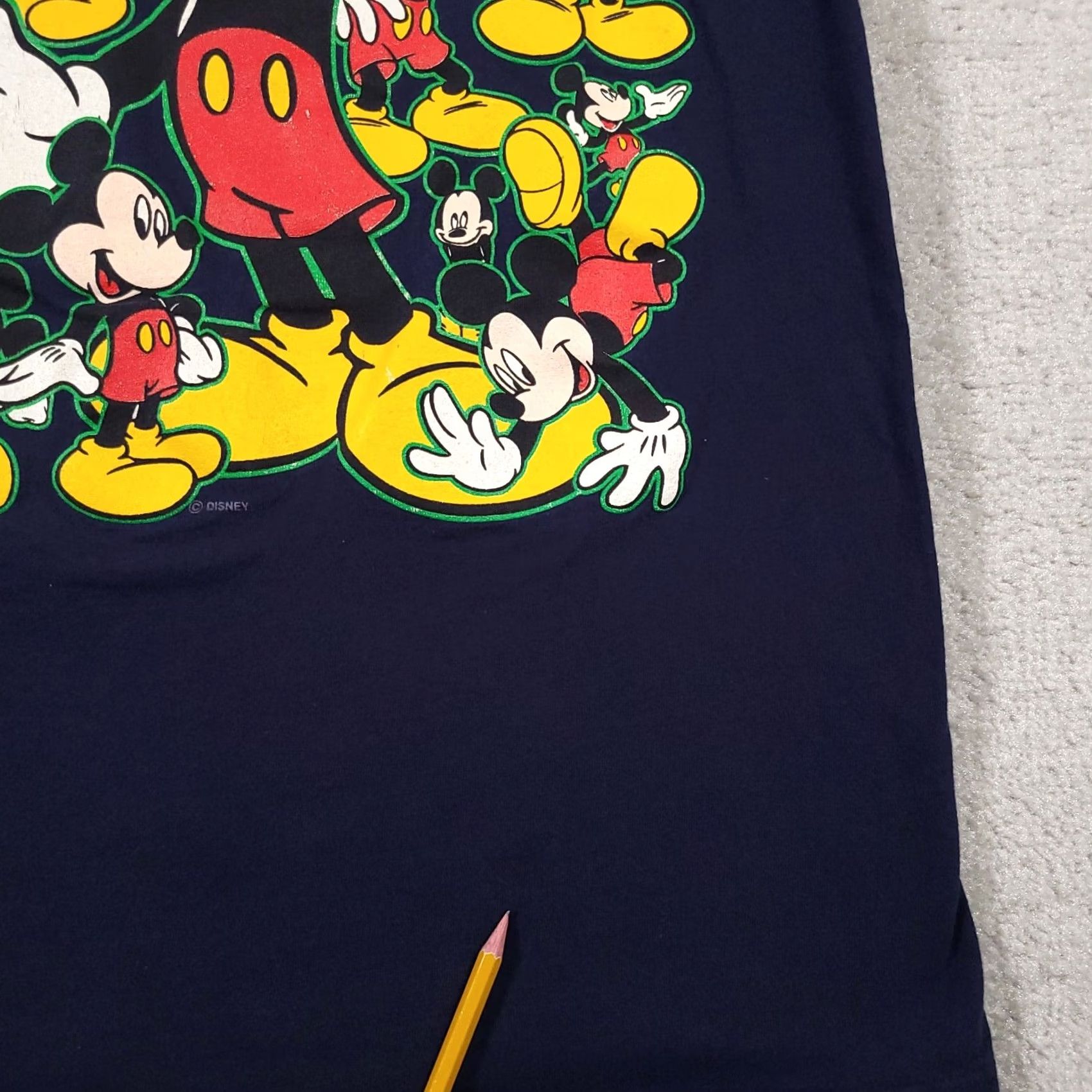 Disney VINTAGE Disney Mickey Mouse Shirt Adult Medium Navy Blue Short Sleeve All Over Print Mens Shirt Size US M / EU 48-50 / 2 - 6 Thumbnail