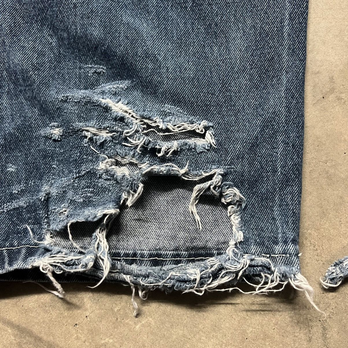 Ed Hardy × JNCO × Southpole Vintage Y2K SouthPole Distressed BAGGY Denim Jeans Size US 36 / EU 52 - 4 Thumbnail