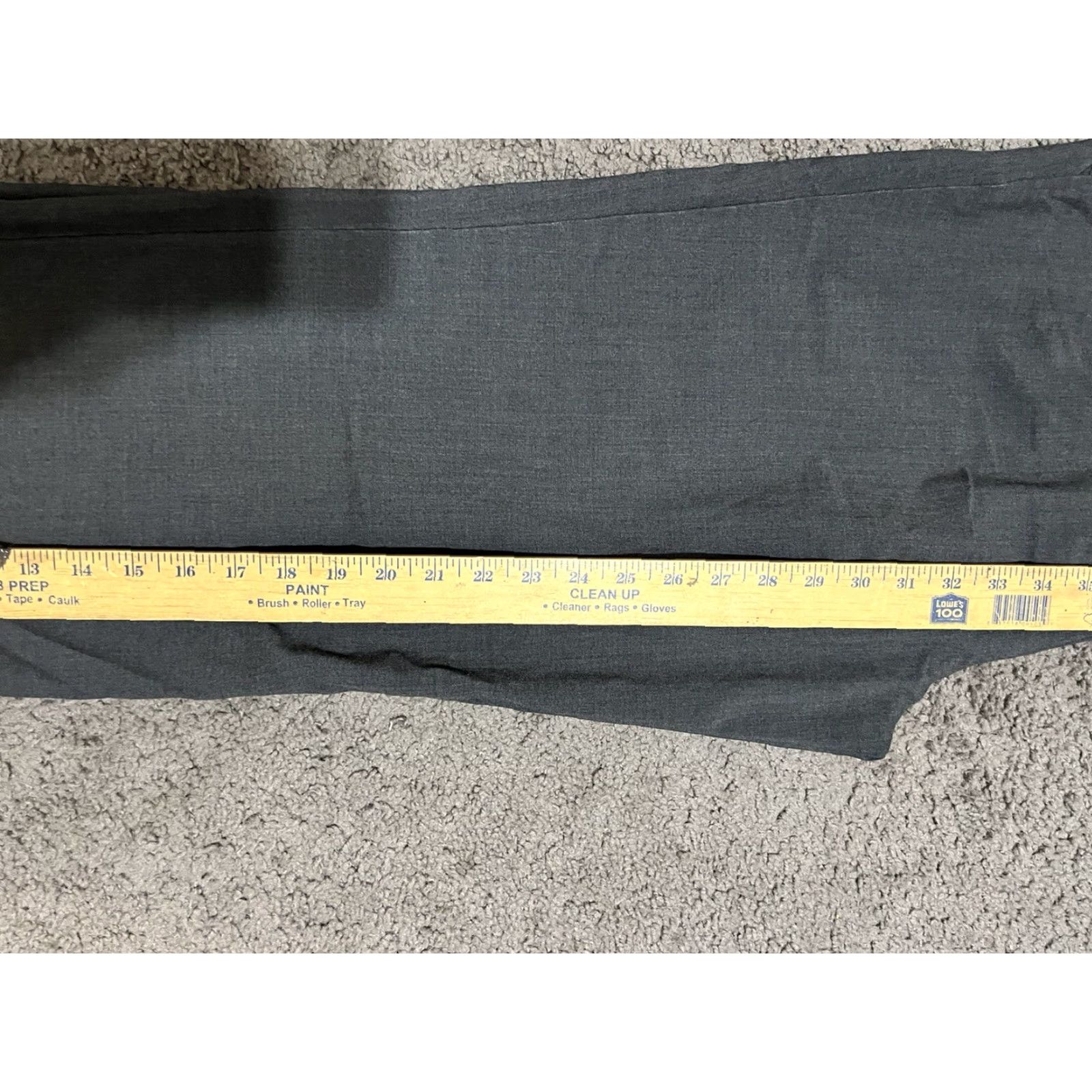 Calvin Klein Calvin Klein Dress Pants Womens 14 Gray Classic Fit Polyester Spandex Front Flat Pockets Modern Size 36" / US 14 / IT 50 - 6 Thumbnail