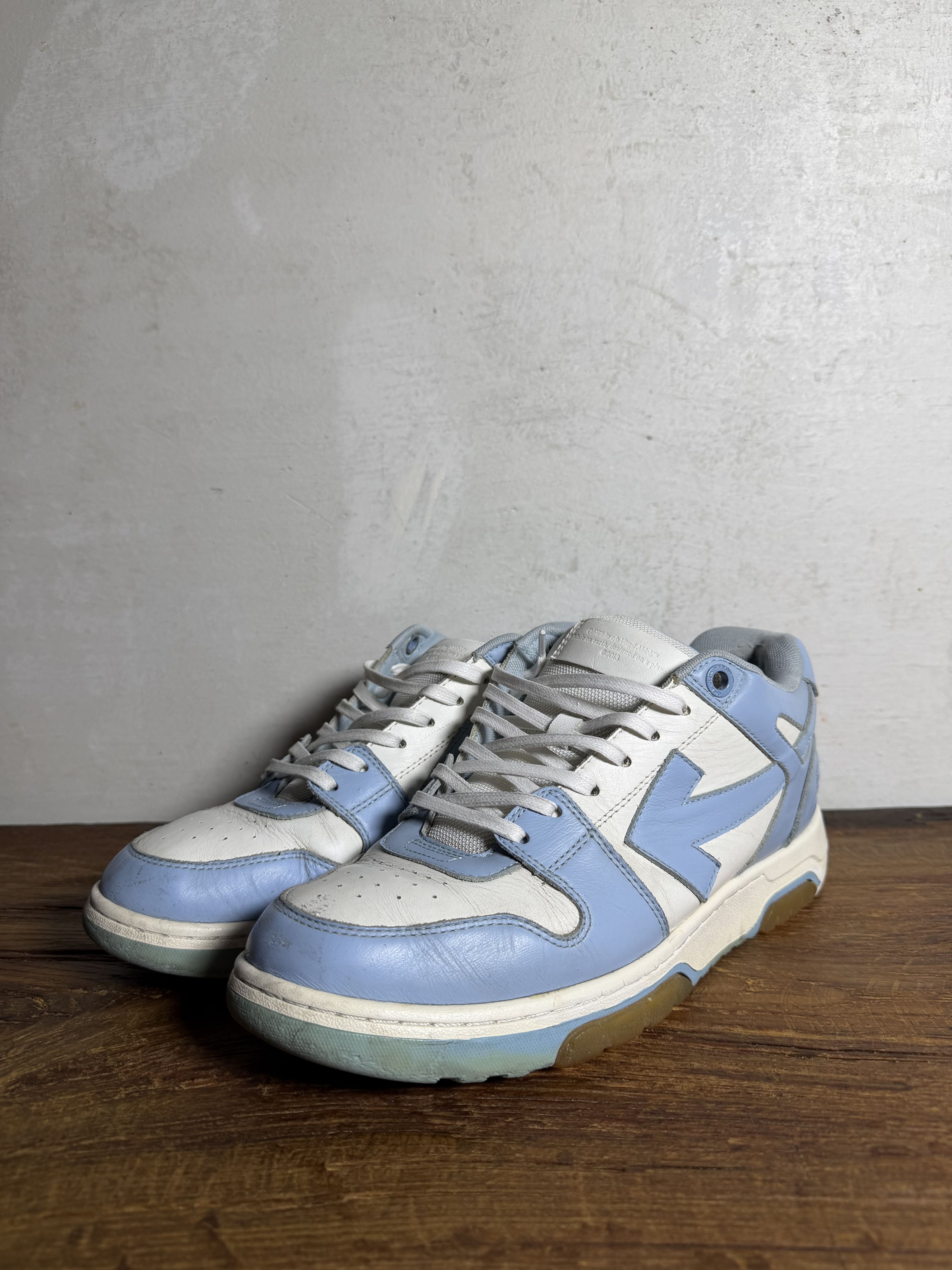 Off-White Off-White Out of Office White Blue Sneakers Size US 10 / EU 43 - 2 Thumbnail
