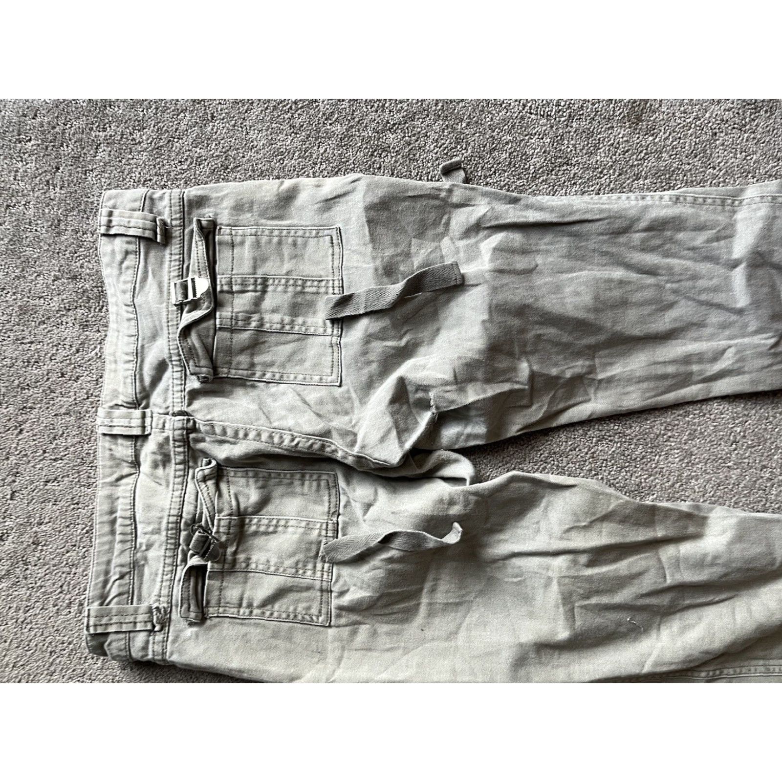 Vintage BeBop Green Cargo Jegging Jeans Womens Size 9 Size 30" / US 8 / IT 44 - 4 Thumbnail