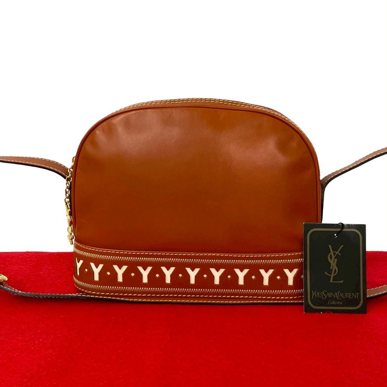 Yves Saint Laurent Yves Saint Laurent Yves Saint Laurent Leather Shoulder Bag Leather Shoulder Bag DUTY FREE for USA Size ONE SIZE - 1 Thumbnail