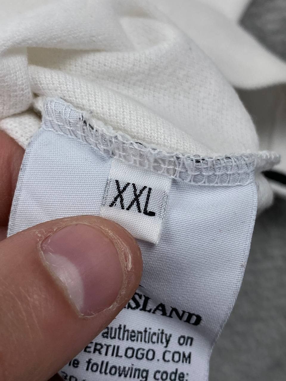 Stone Island Stone Island Polo Shirt Patch Program Men Size 2XL White Size US XXL / EU 58 / 5 - 8 Thumbnail