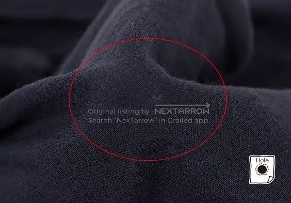 Comme des Garcons Comme Des Garcons size S Navy Blue Vintage Knot Design Hal Size 22" - 6 Thumbnail