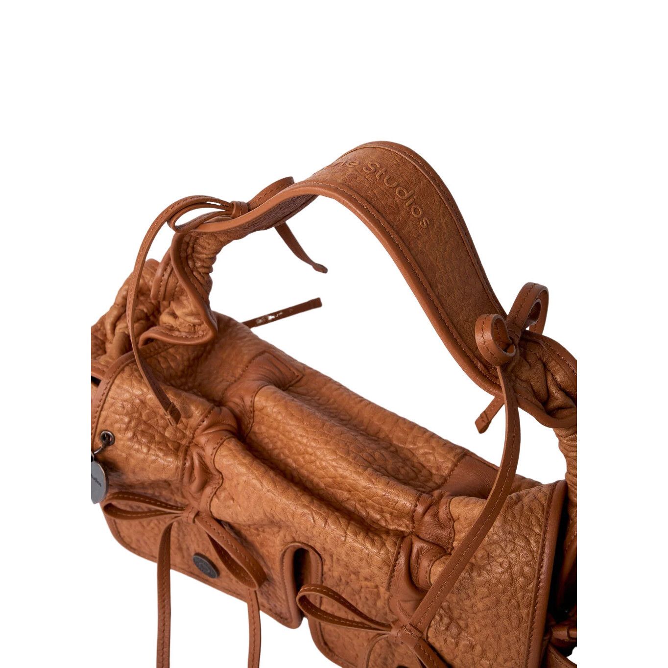Acne Studios ACNE STUDIOS Multipocket Brown Leather Shoulder Bag New Size ONE SIZE - 3 Thumbnail