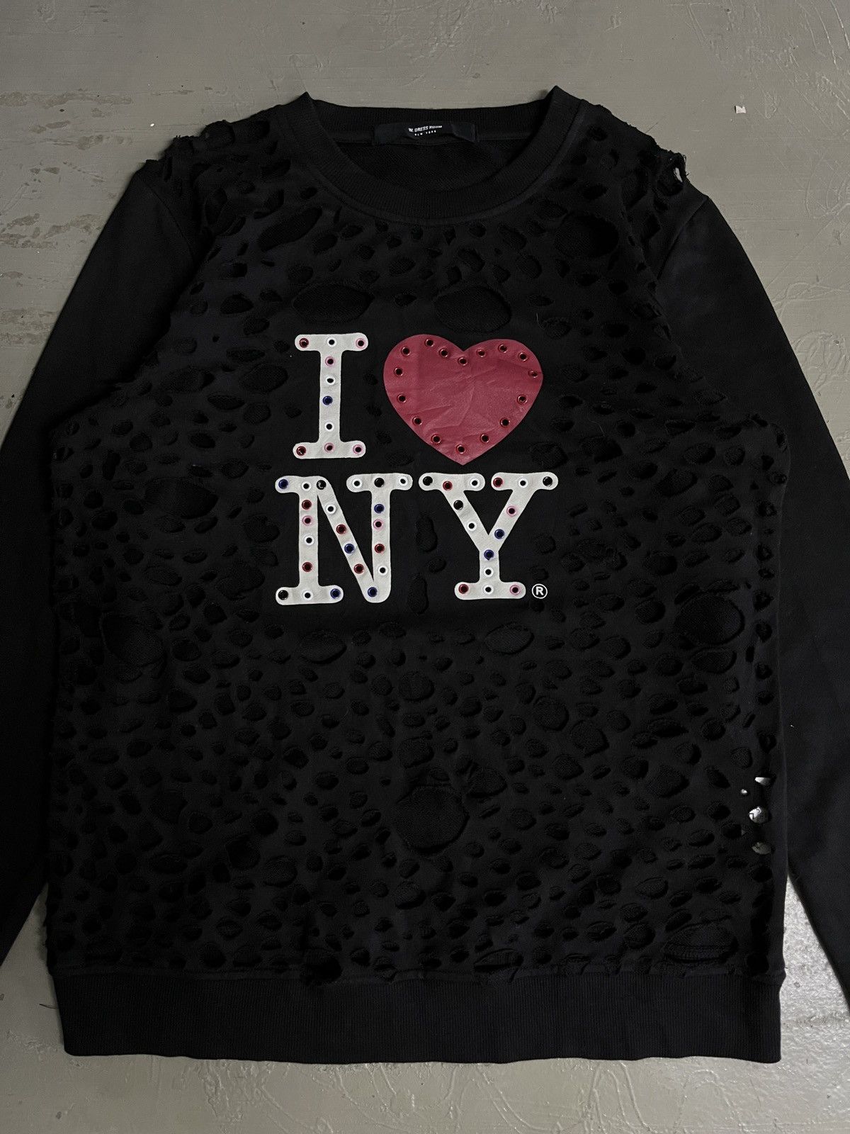14th Addiction I Love NY Distressed inspired Raf Simons Alexander Digenova Size US M / EU 48-50 / 2 - 10 Thumbnail
