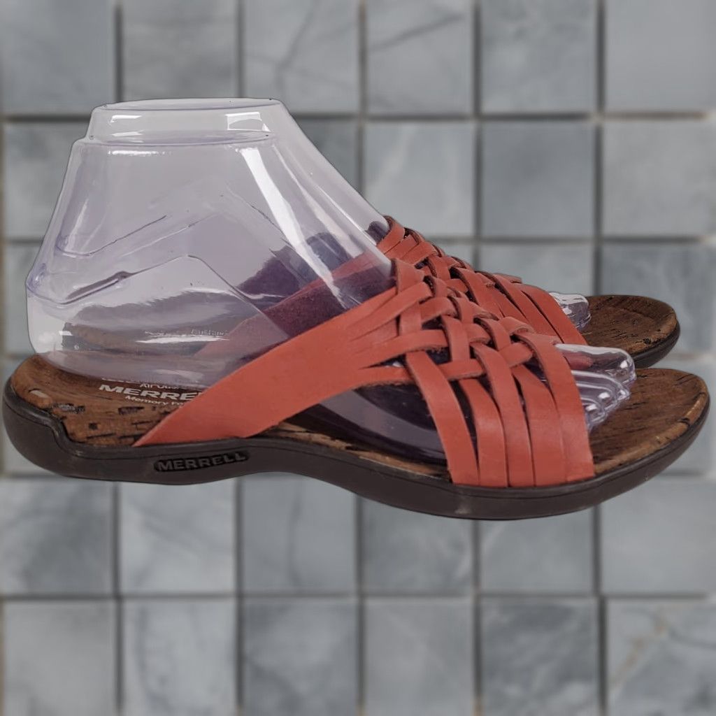 Merrell Merrell Sandal Women’s District Mahana Woven Leather Redwood Size 7 Size US 5 / IT 35 - 1 Thumbnail