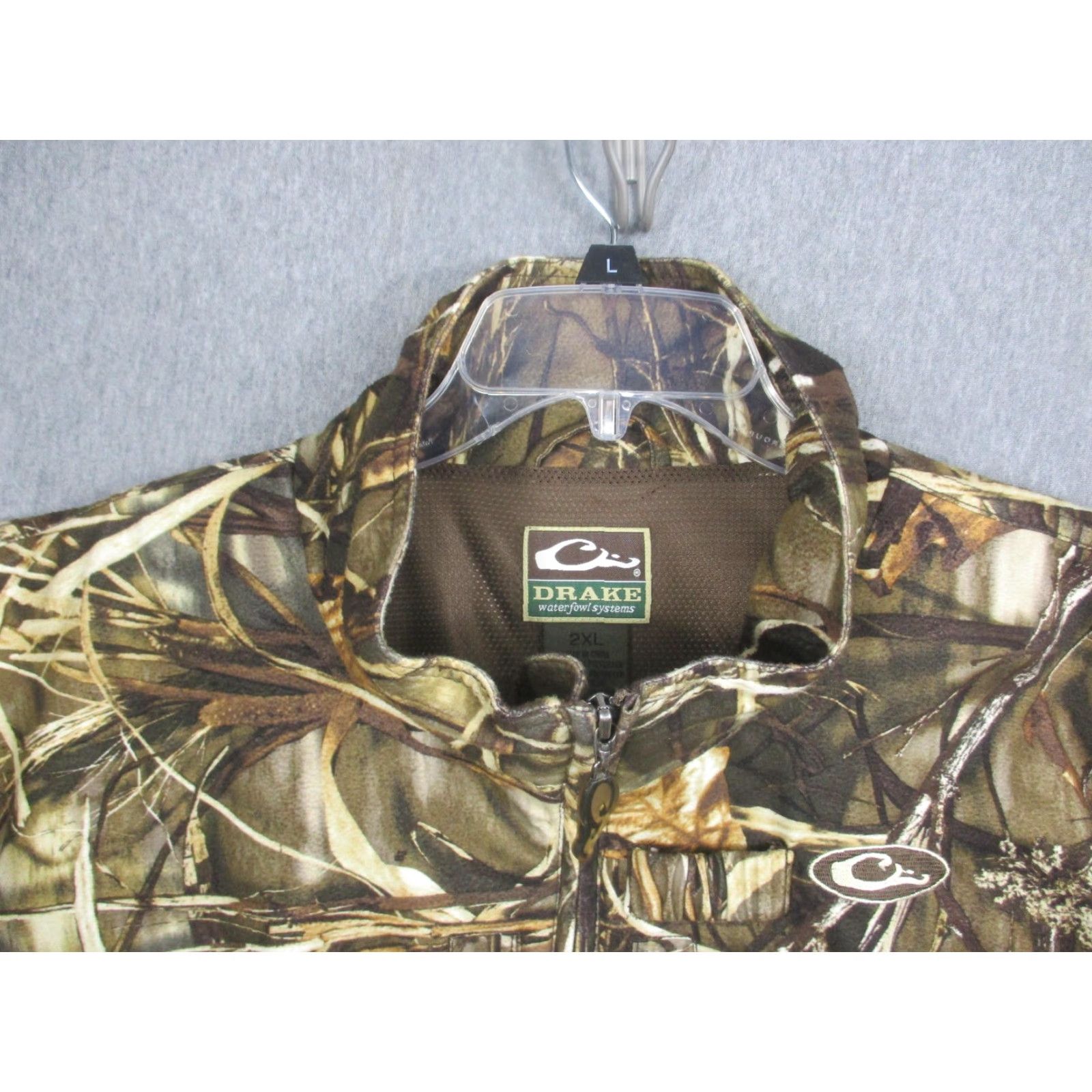 Vintage Drake Waterfowl Systems Jacket Mens 2XL Brown 1/4 Zip Hunting Pullover Windbreaker Camouflage Max-4 HD Size US XXL / EU 58 / 5 - 4 Thumbnail