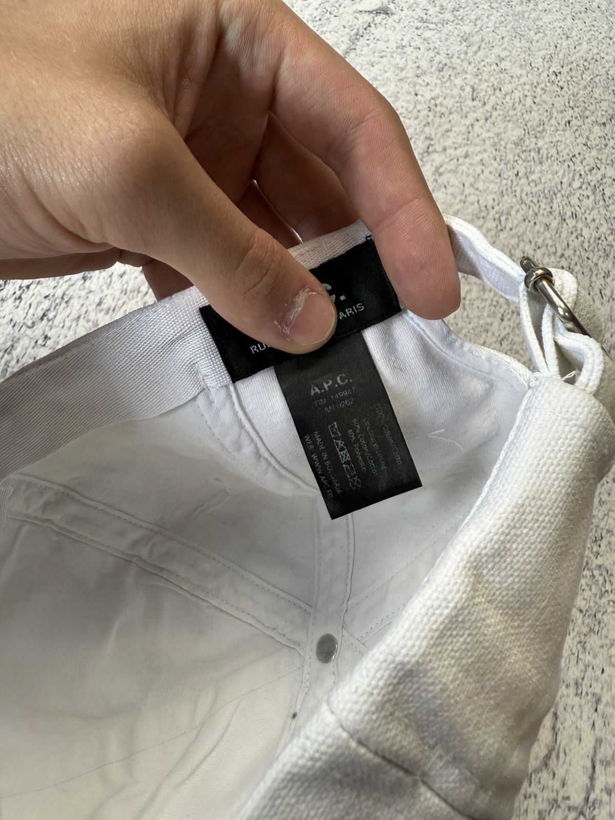 A.P.C. Vintage A.P.C White Cap Size ONE SIZE - 11 Thumbnail
