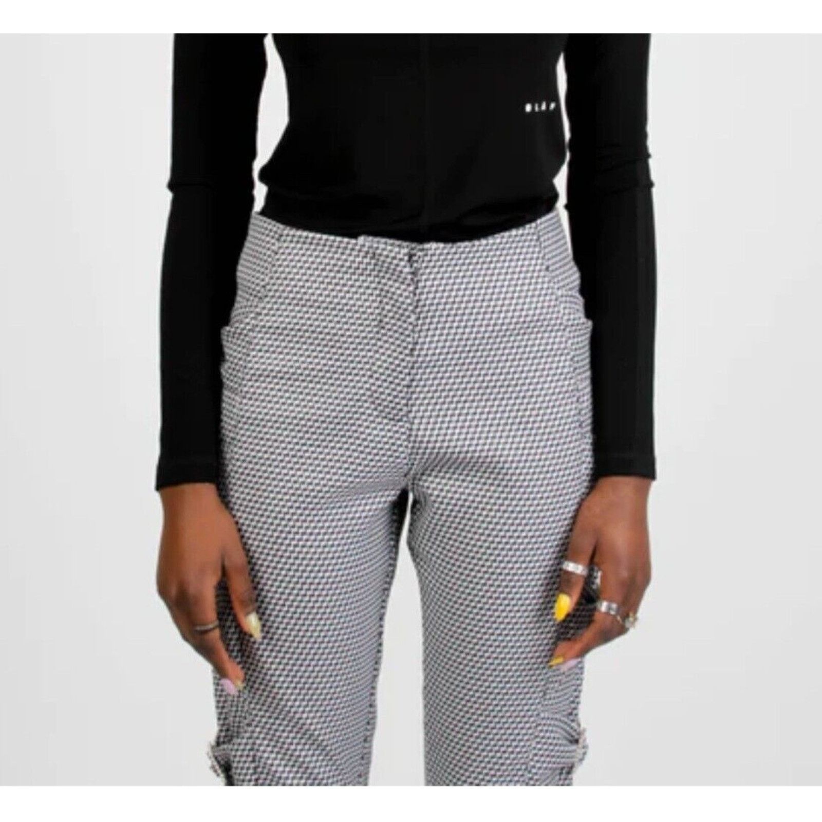 Daily Paper Daily Paper Women’s Jeline Flare Pants Waist 30 Size 30" / US 8 / IT 44 - 2 Thumbnail