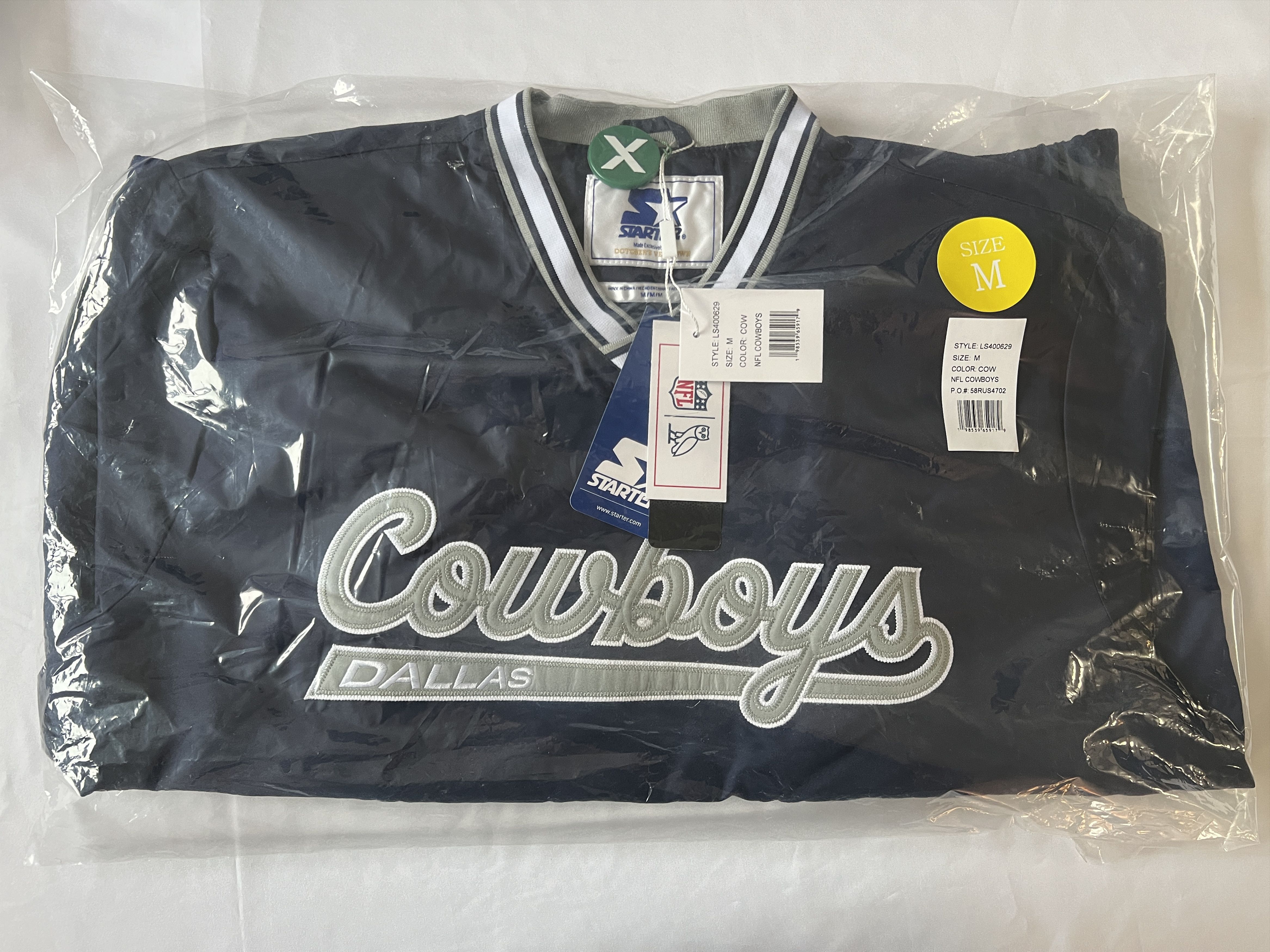 Drake OVO x NFL DALLAS COWBOYS STARTER TRAINER PULLOVER JACKET Size US M / EU 48-50 / 2 - 3 Thumbnail